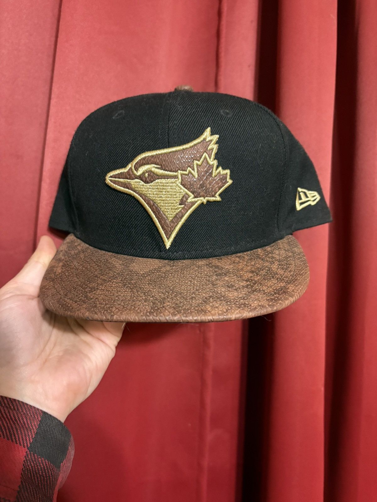 New Era Toronto Blue Jays Hat New Era Snakeskin Gold Logo Grail Size ONE SIZE - 1 Thumbnail