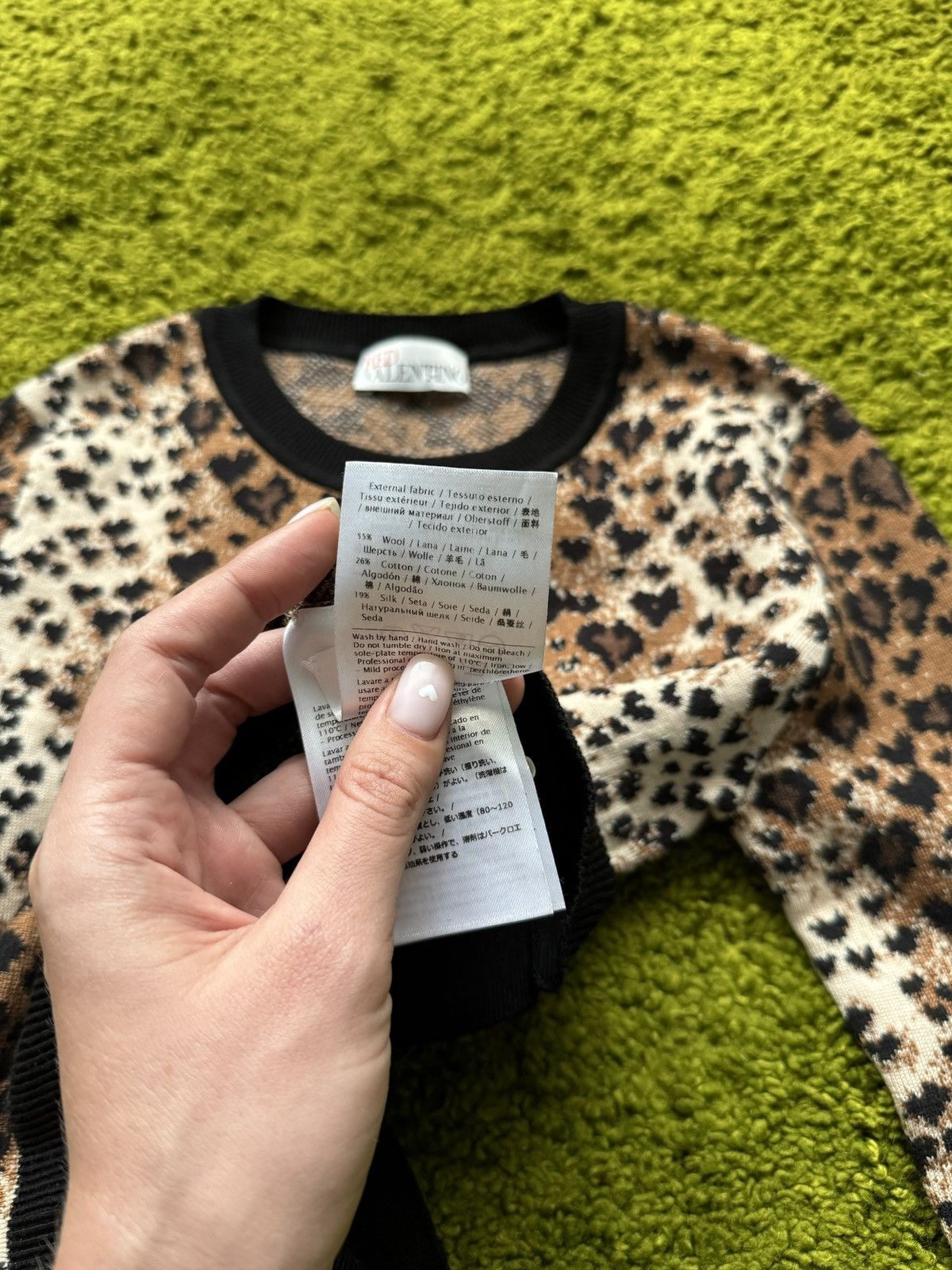 Designer × RED Valentino × Valentino Red Valentino leopard pattern sweater Size XS / US 0-2 / IT 36-38 - 7 Thumbnail