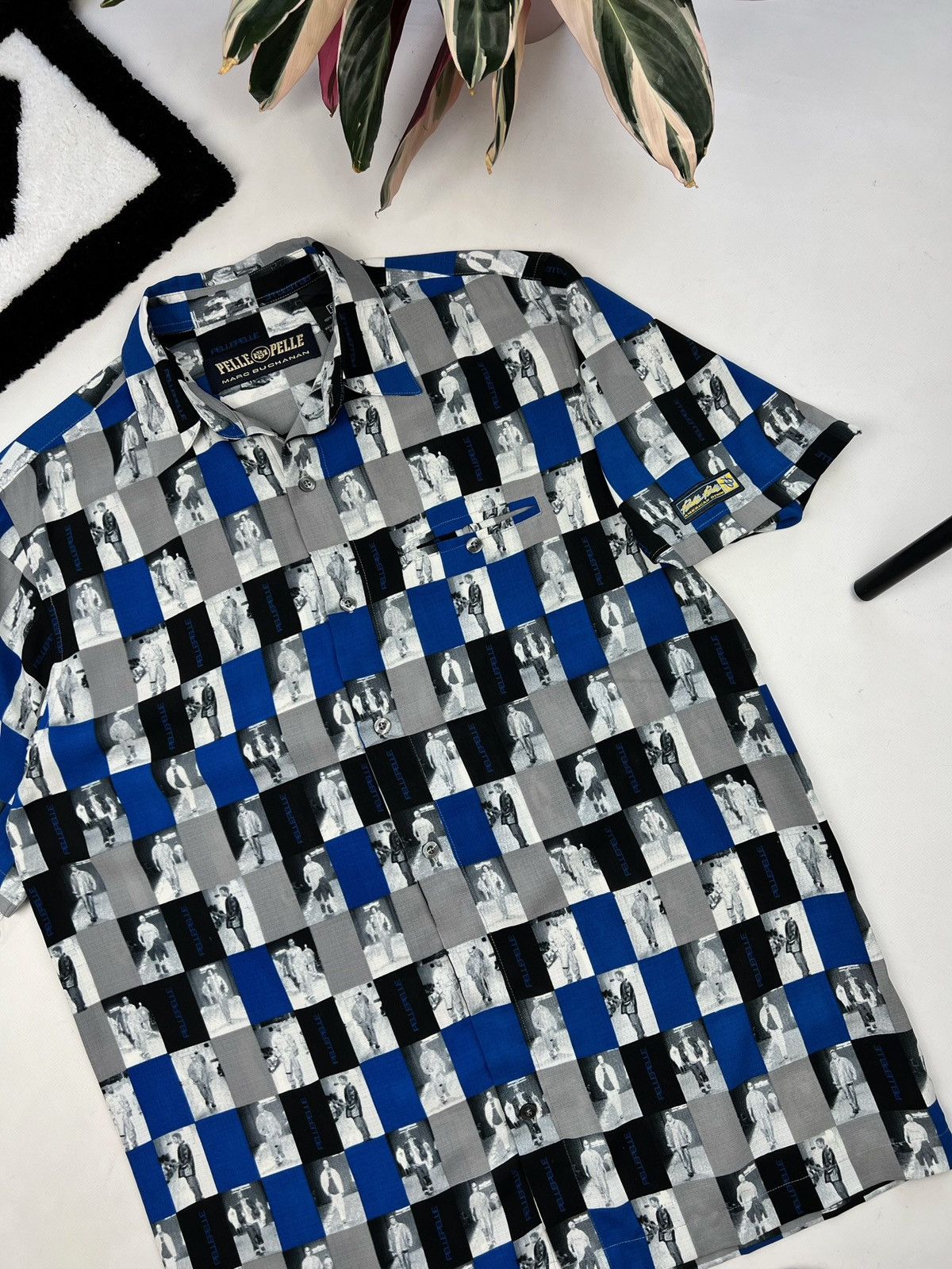 Marc Buchanan × Pelle Pelle × Vintage 90s Pelle Pelle vintage full print comic shirt button up Size US S / EU 44-46 / 1 - 5 Thumbnail