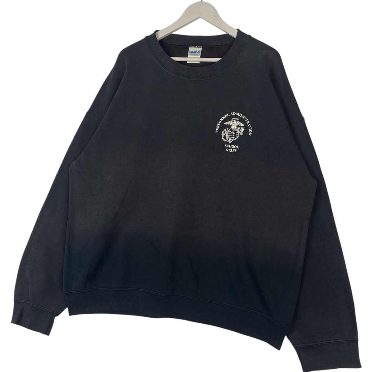 Designer × Vintage Vintage Gildan Printed Crewneck Sweatshirt Black Pullover XL Size US XL / EU 56 / 4 - 2 Thumbnail