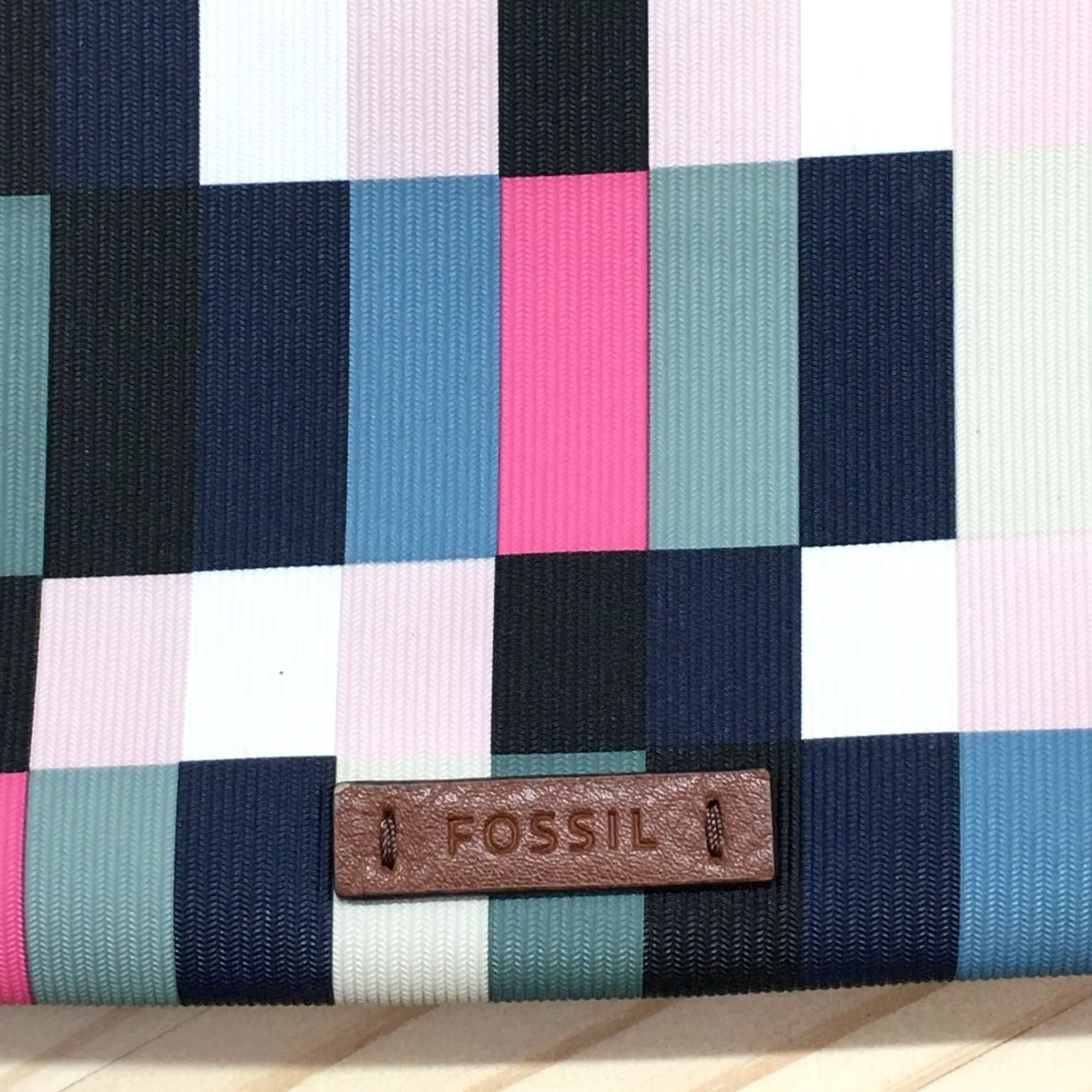 Fossil Fossil Devon Crossbody Bag Multicolor Colorblock Dual Zip Compartment Small Women's Crossbody Bag Size ONE SIZE - 2 Thumbnail