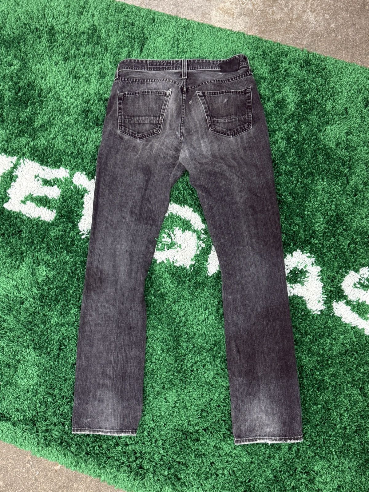 AG Adriano Goldschmied AG Adrriano Goldschmeid Distressed Grey Black Denim Jeans 32 Size US 32 / EU 48 - 6 Thumbnail