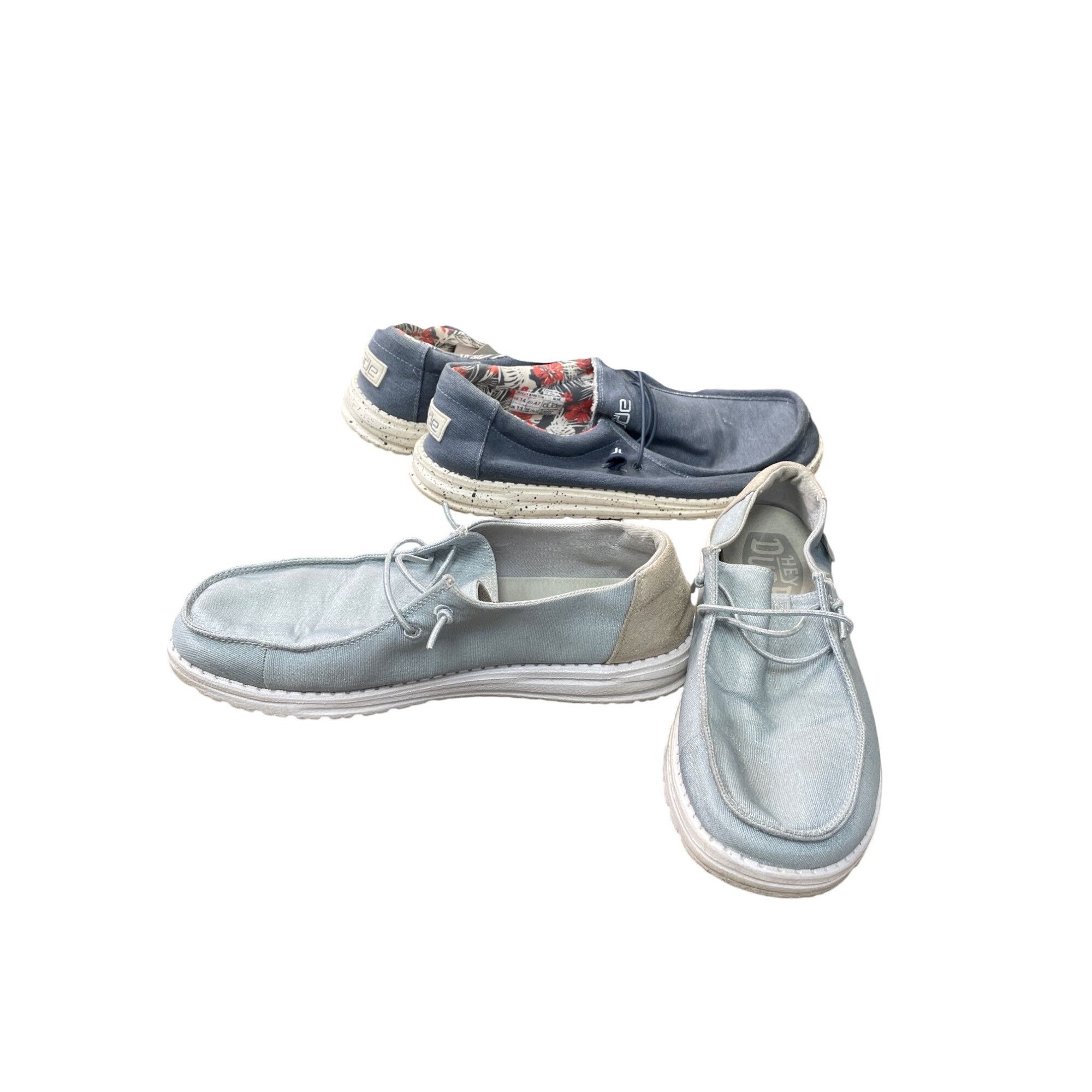 Other Hey Dude Wendy Glitter womans gray slip on Loafers shoes sz Size US 9 / IT 39 - 2 Thumbnail