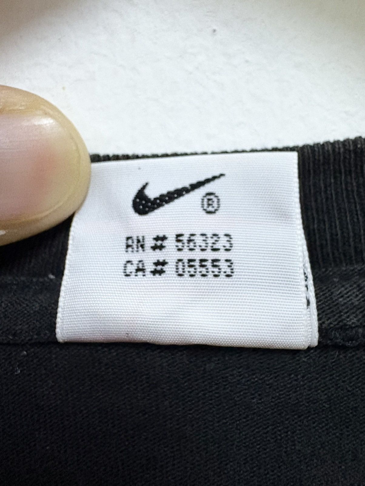 Nike Vintage 90's Nike Air Max - Flow Black T-Shirt Size US L / EU 52-54 / 3 - 9 Thumbnail