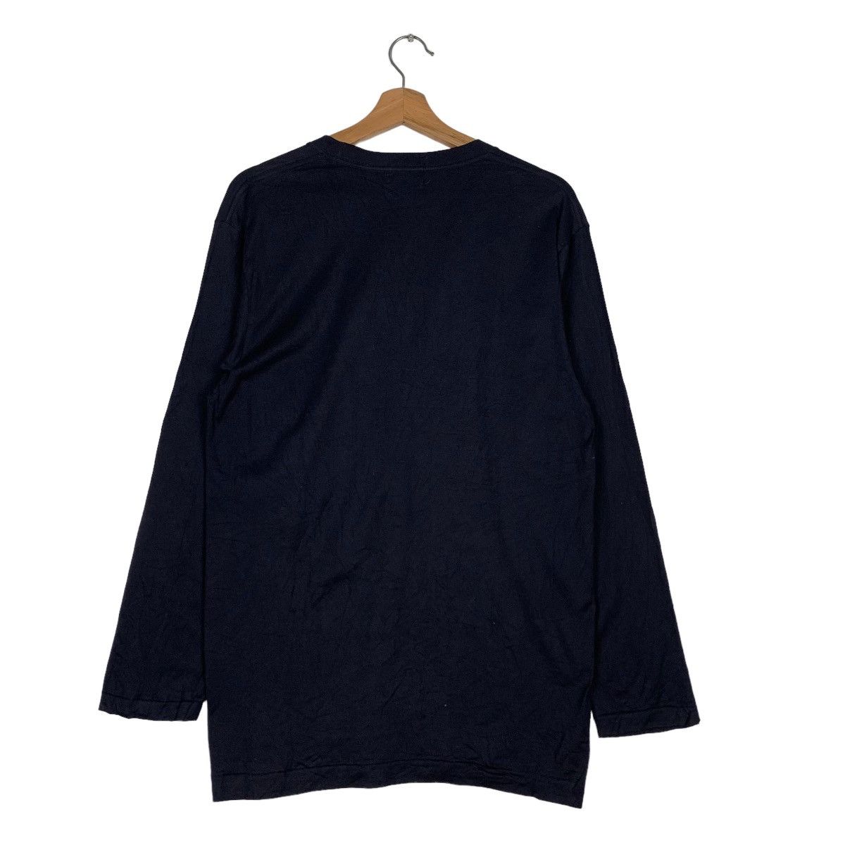 Trussardi Trussardi Underwear Plain Long Sleeve Tees #0207-C10 Size US L / EU 52-54 / 3 - 8 Thumbnail
