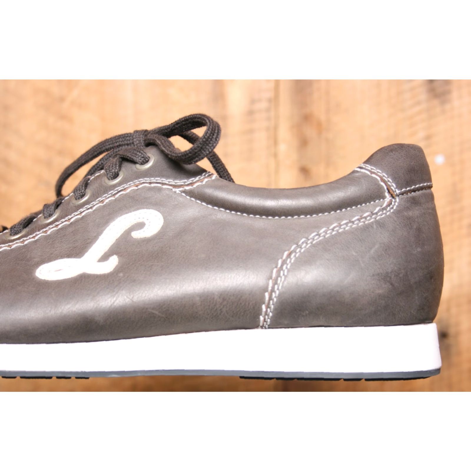 Lamborghini TONINO LAMBORGHINI Smoke Gray Leather Sneakers Men UK 8 US 8.5 Gray Leather Sneaker Size US 8 / EU 41 - 7 Thumbnail