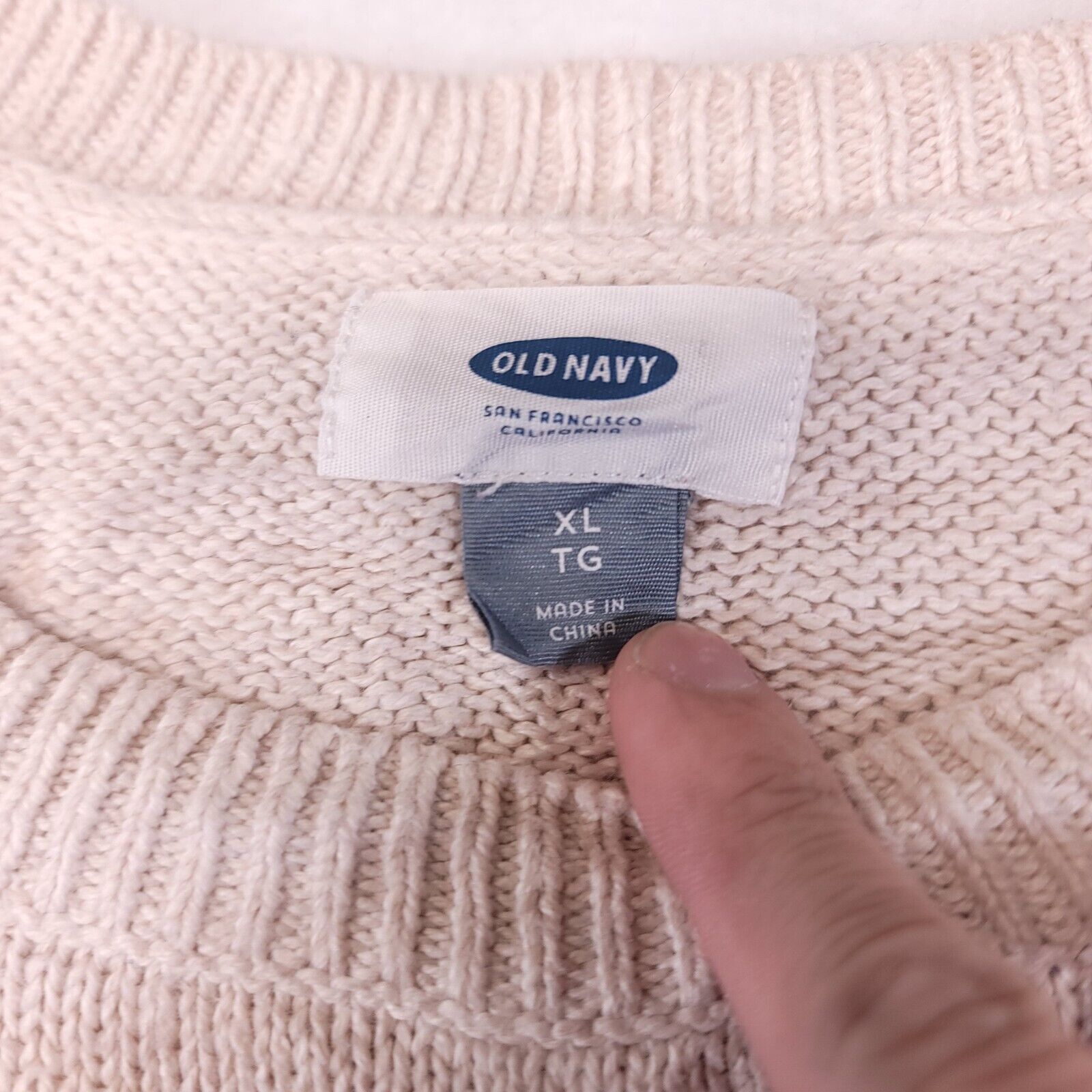 Old Navy Old Navy Cotton Sweater Womens Size Extra Large XL Maroon Size XL / US 12-14 / IT 48-50 - 3 Thumbnail