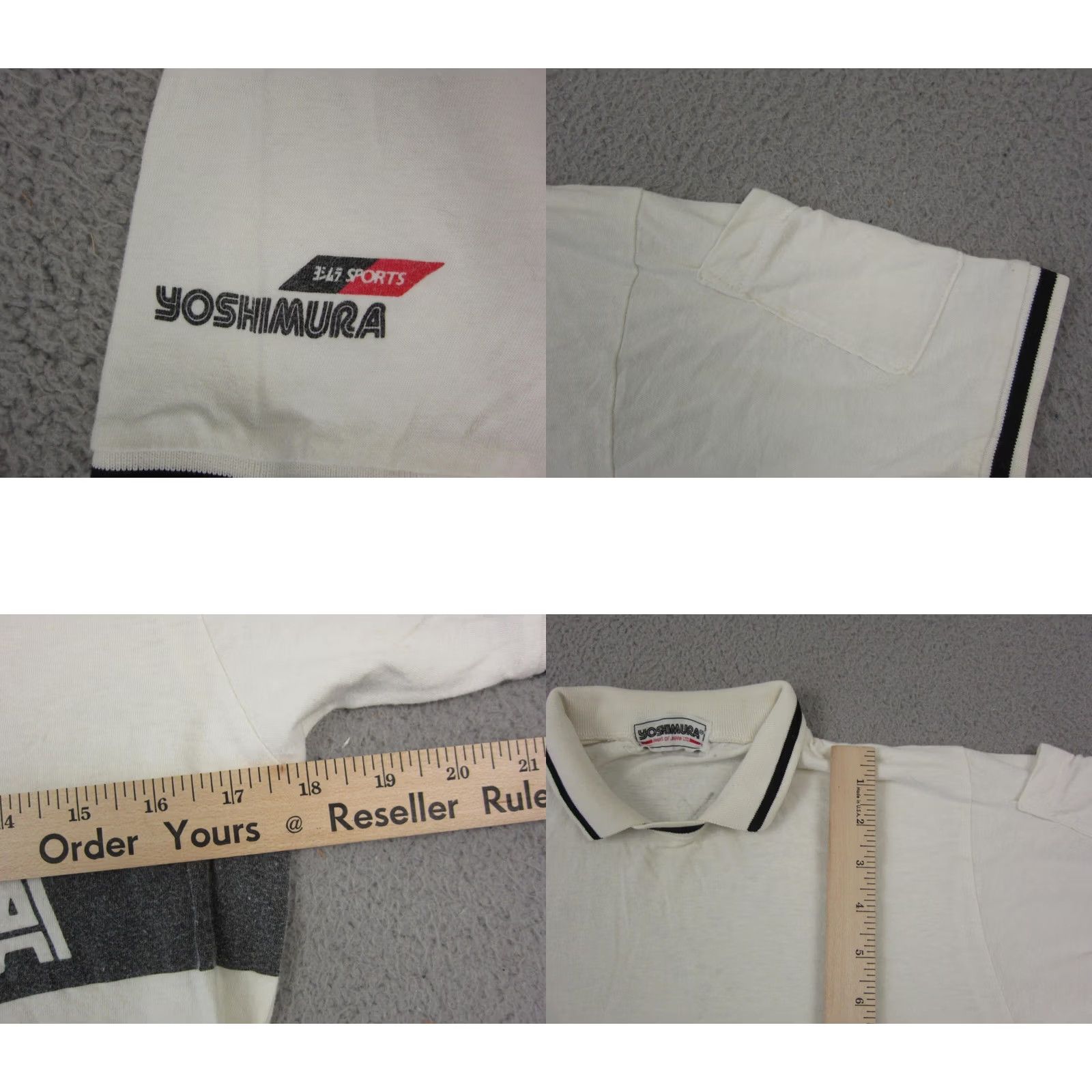 Vintage Vintage Yoshimura Racing Polo Shirt Mens Small White 1985 Biker Moto Size US S / EU 44-46 / 1 - 8 Thumbnail