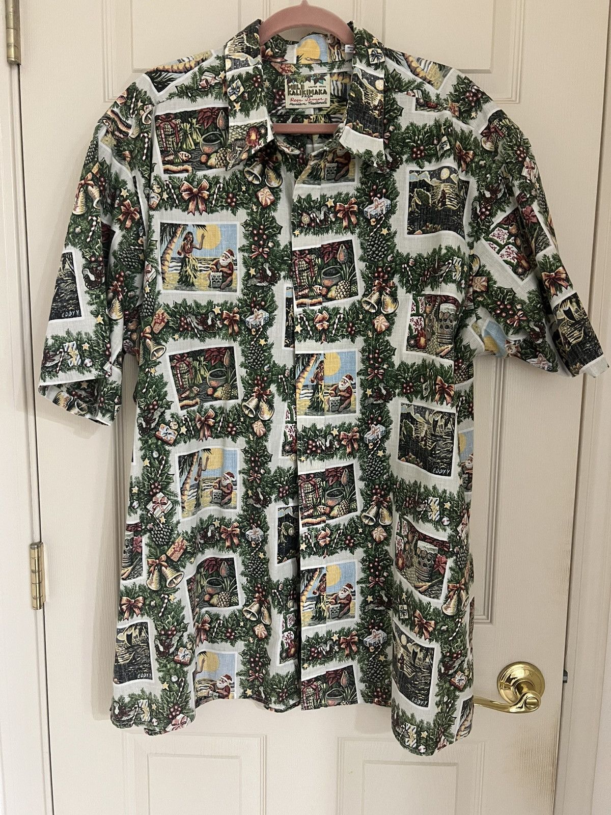Reyn Spooner Christmas Holiday Limited EDDYY Santa Island