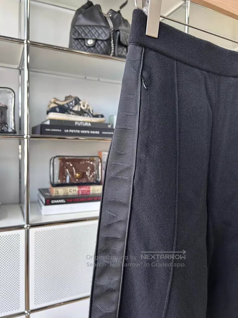 Givenchy Givenchy size XS Side Logo Jacquard Black Sports Casual Pan Size US 27 - 2 Thumbnail