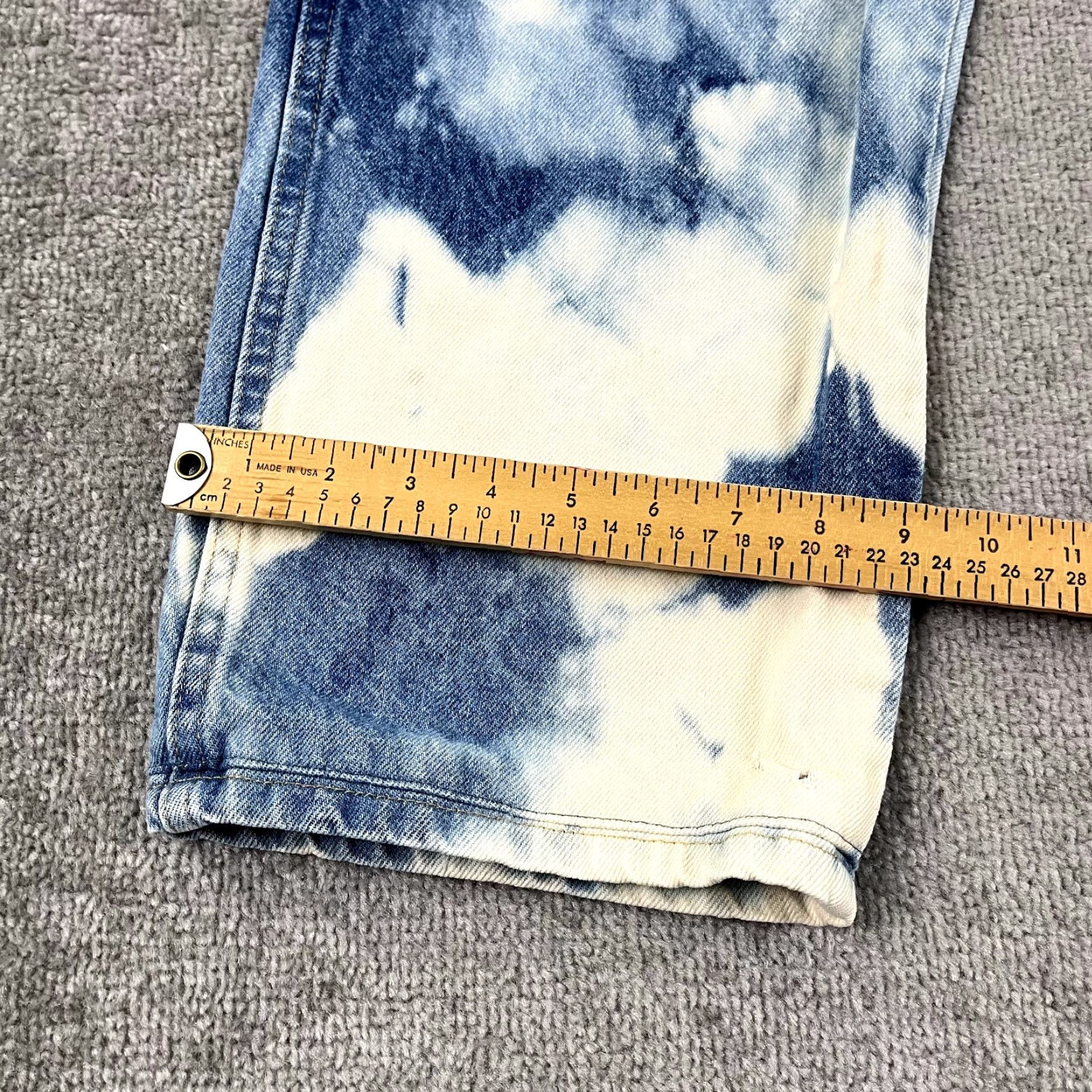Wrangler WRANGLER Jeans Mens 32x30 Regular Blue Denim 5-Pocket Straight Size US 32 / EU 48 - 7 Thumbnail