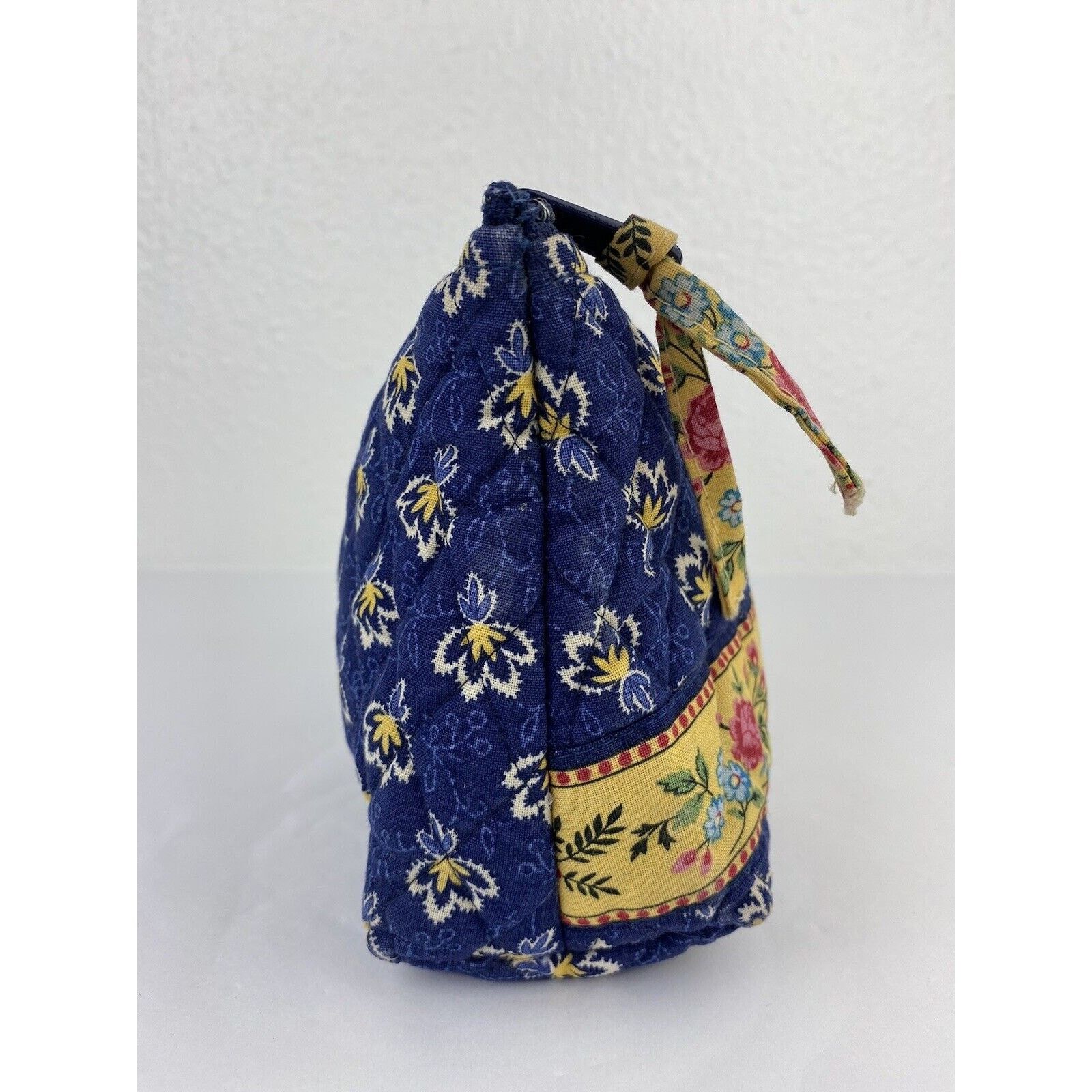 Vera Bradley VTG Vera Bradley Cosmetic Pouch Bag Mason Blue Zip Floral Size ONE SIZE - 5 Thumbnail