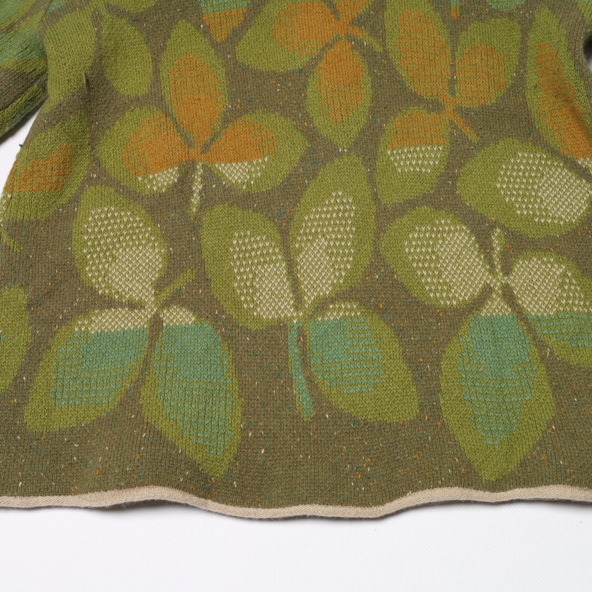 Gudrun Sjoden Gudrun Sjoden Wool Cotton Flowers Floral Print Sweater Top Size L / US 10 / IT 46 - 6 Thumbnail
