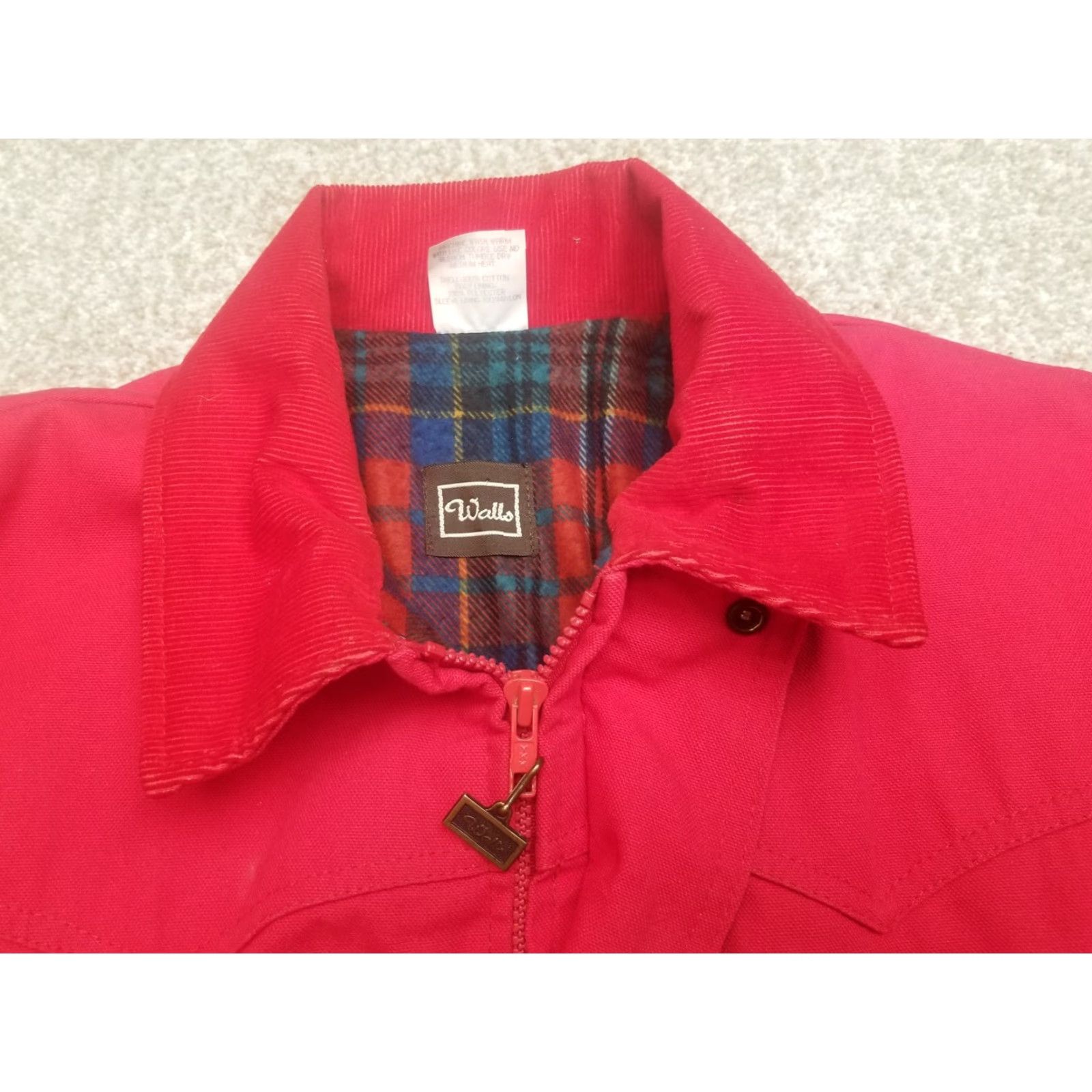 Walls VINTAGE Walls Jacket Mens L Red Canvas Wapiti Ranger District Parka Wyoming Coat Size US L / EU 52-54 / 3 - 6 Thumbnail