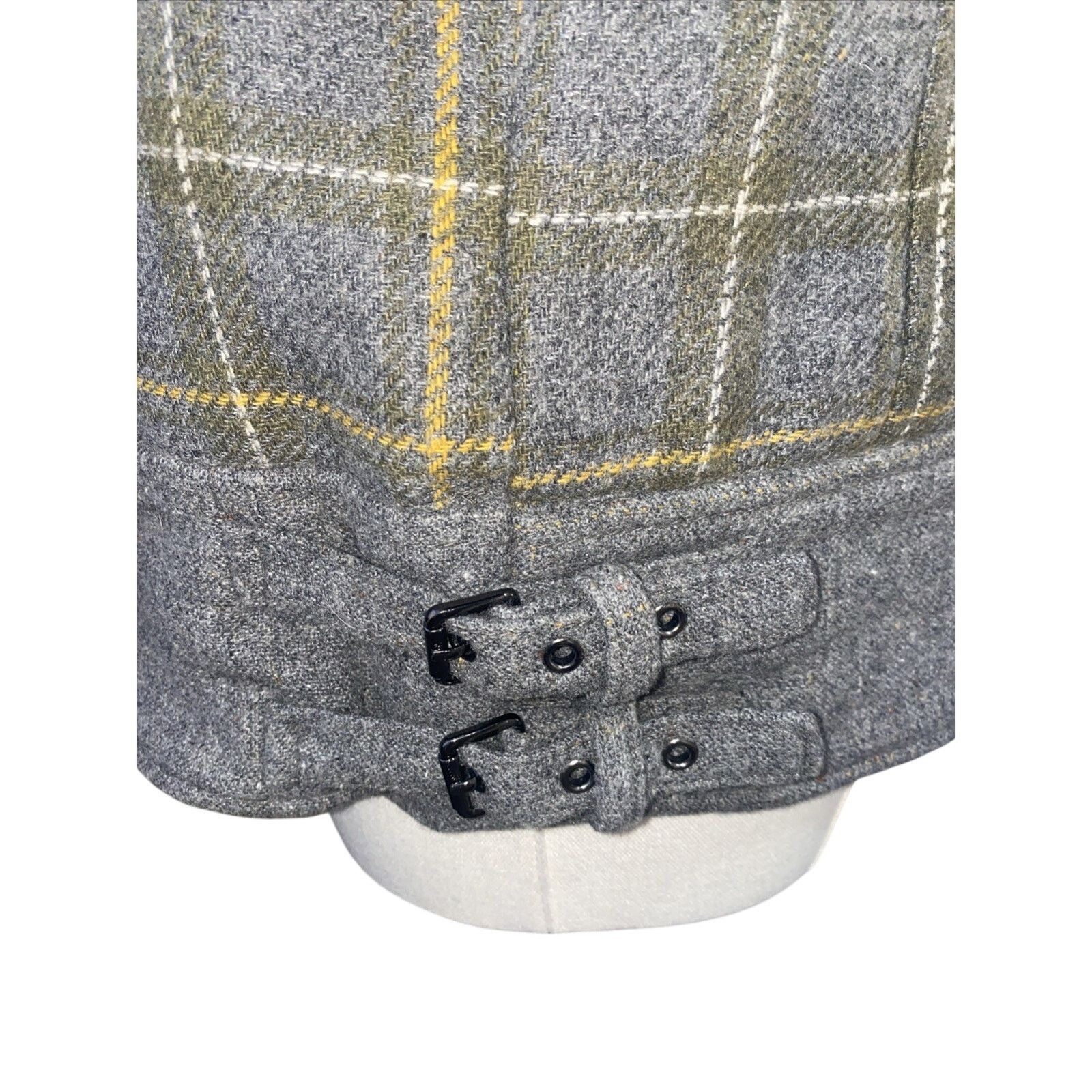 Banana Republic Banana Republic Women's Plaid Faux Fur Trim Zip Jacket XS Size XS / US 0-2 / IT 36-38 - 4 Thumbnail