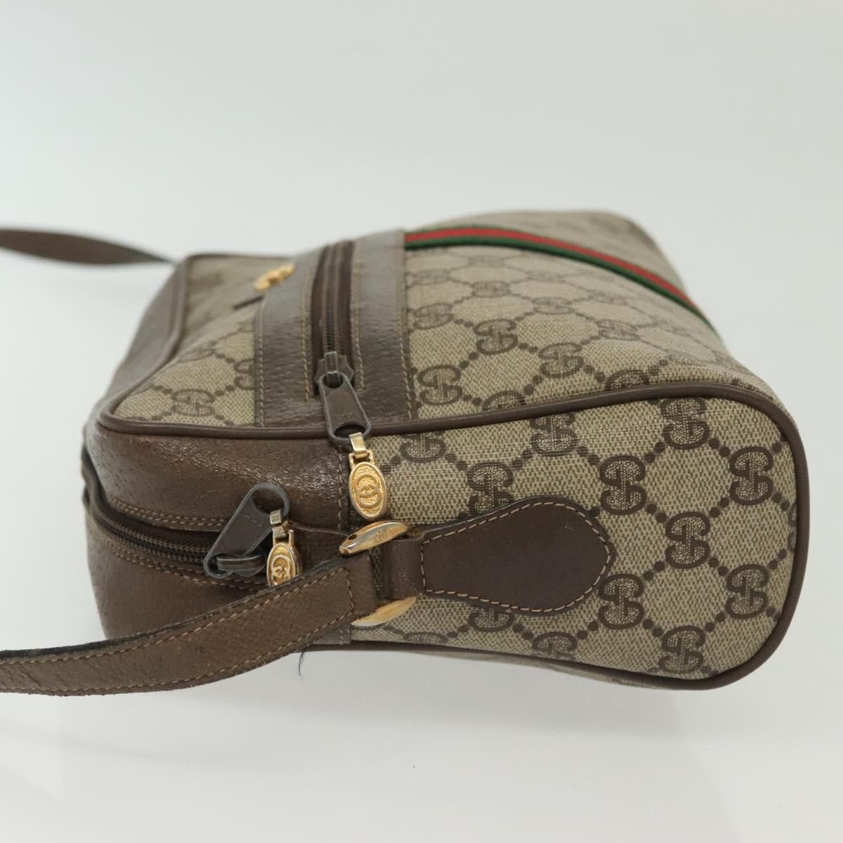 Gucci GUCCI GG Supreme Web Sherry Line Shoulder Bag Pvc Beige Size ONE SIZE - 5 Thumbnail