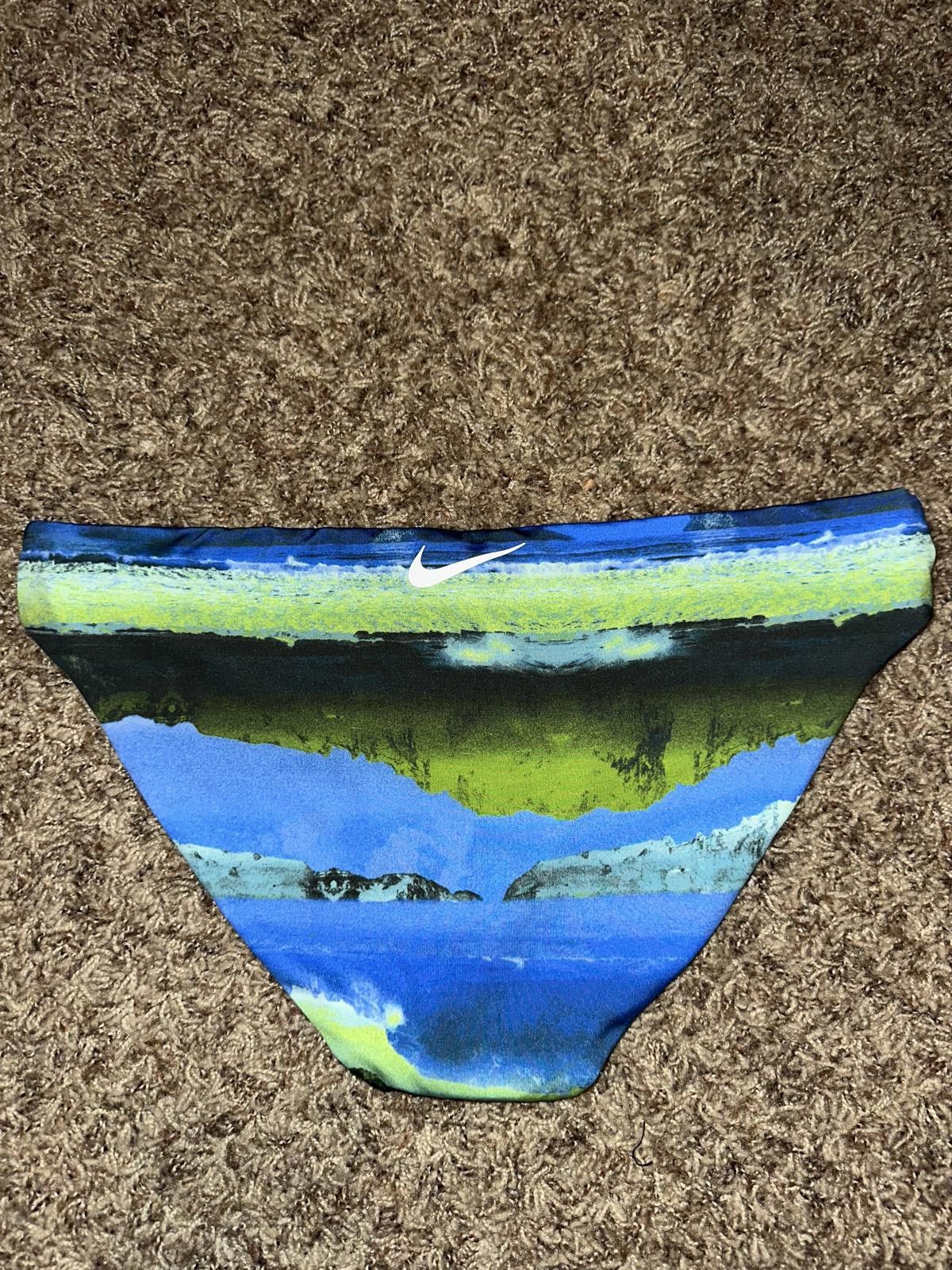 Nike Nike Women’s Adventure Scoop Bikini Swim Large Pacific Blue Size ONE SIZE - 3 Thumbnail
