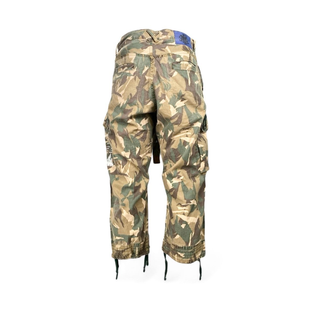 GOODENOUGH × Hiroshi Fujiwara Vintage 90s PPFM Japan Cargo Trouser 3/4 Size US 31 - 2 Thumbnail