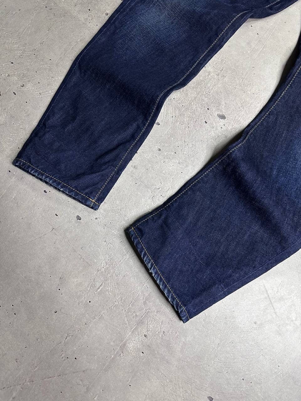 Dsquared2 Dsquared2 Dark Blue Denim Jeans Size 50 Italy Plaid Cuff Y2K Size US 34 / EU 50 - 9 Thumbnail