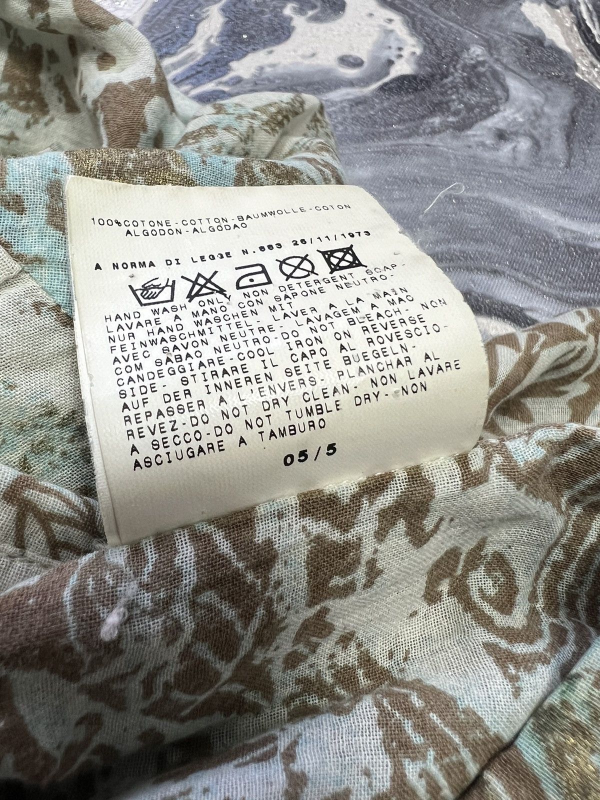 Roberto Cavalli RARE ARCHIVE S/S 2005 FULL PRINTED XL SHIRT Size US XL / EU 56 / 4 - 12 Thumbnail