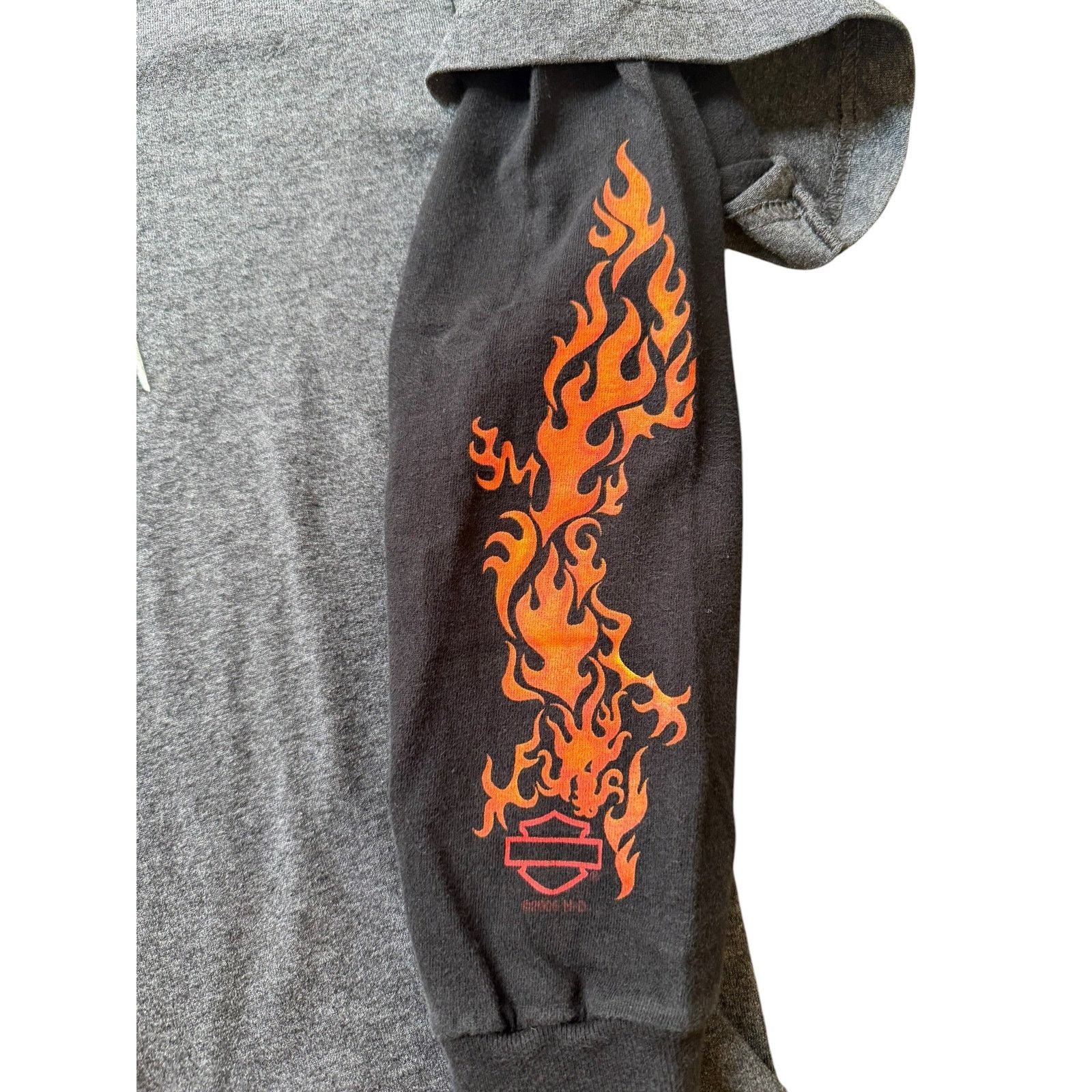 Harley Davidson Vintage Harley Davidson Flame Thermal Long Sleeve Size US M / EU 48-50 / 2 - 4 Thumbnail