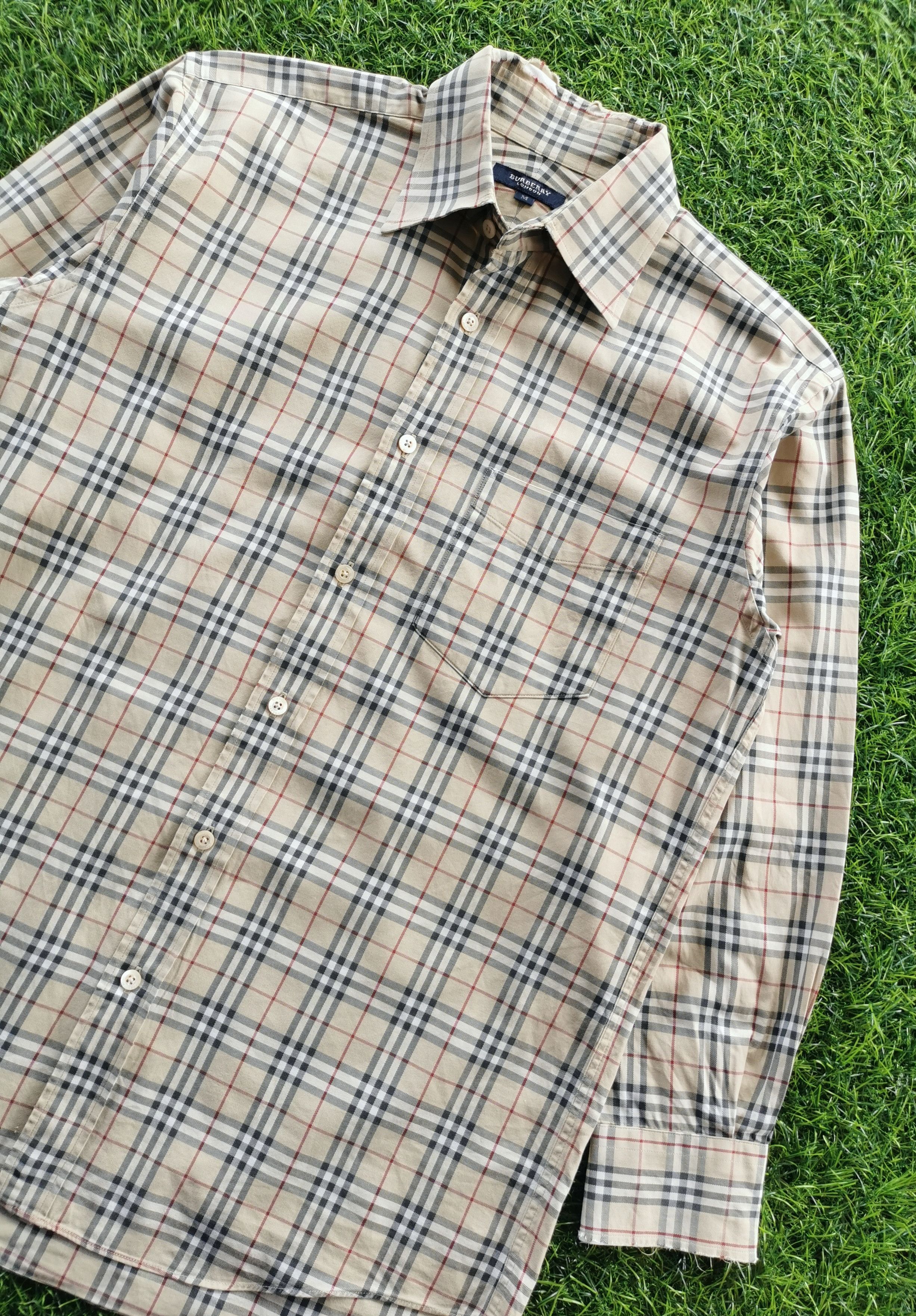 Burberry Burberry Check Long Sleeve Shirts Size US M / EU 48-50 / 2 - 5 Thumbnail