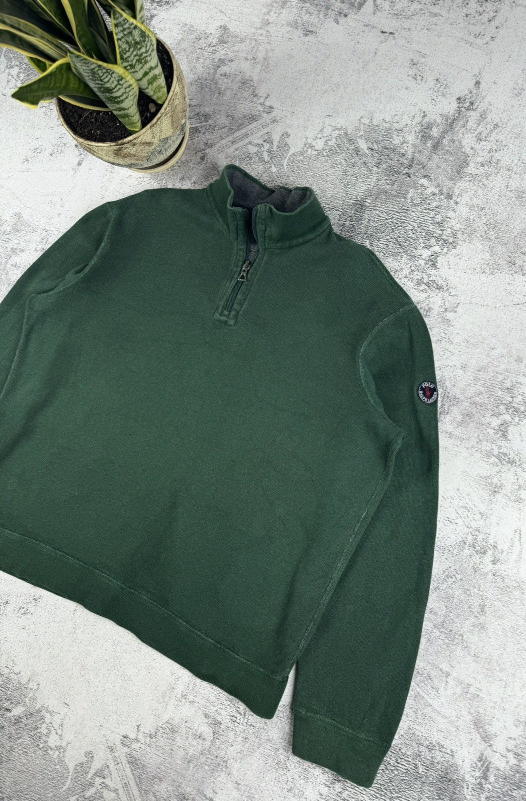 Polo Ralph Lauren Polo Ralph 2 in 1 Reversible 1/3 1/4 Sweatshirt Pullover Size US L / EU 52-54 / 3 - 5 Thumbnail