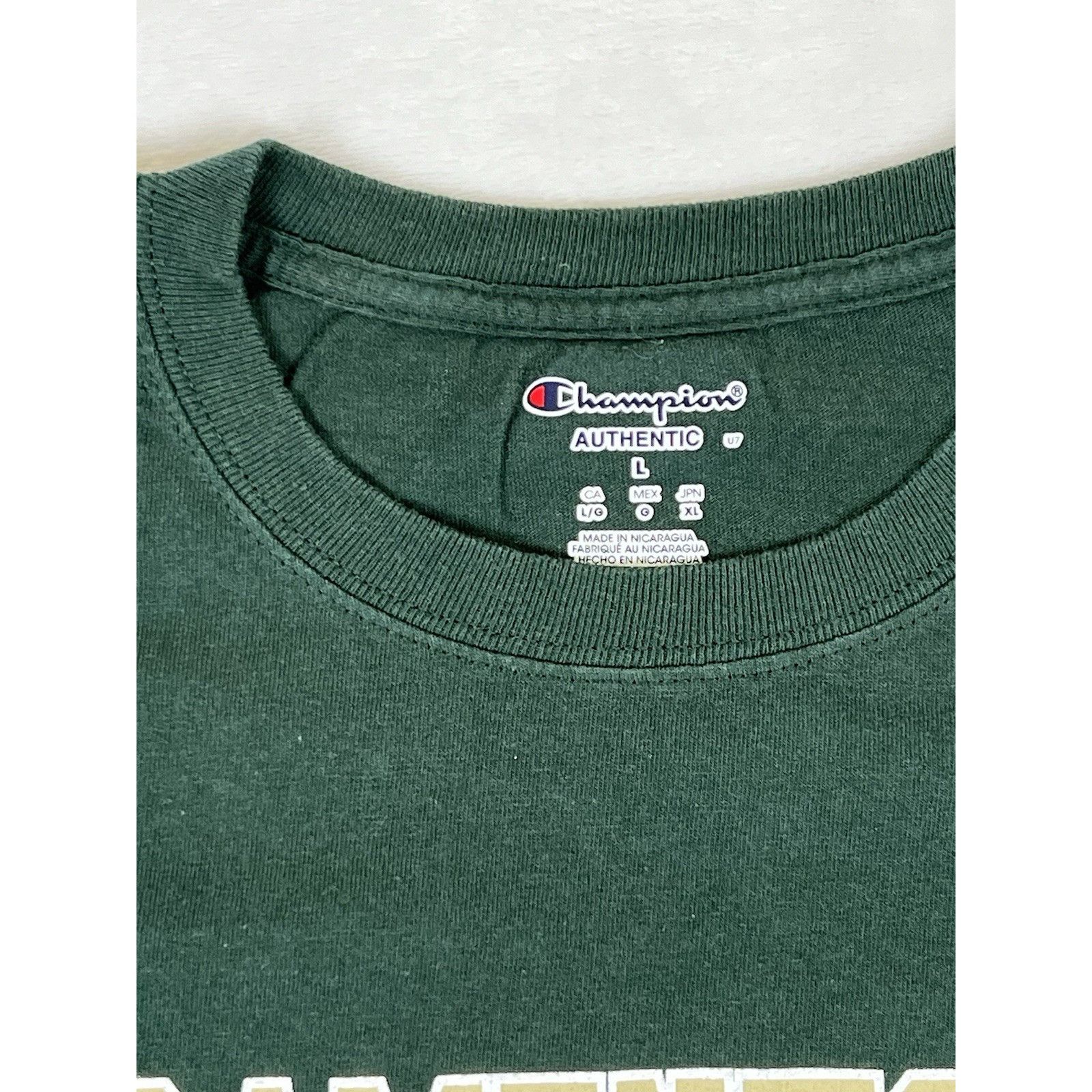 Champion Vintage Sacramento State Dad T-Shirt Size Large Green Spell Size US L / EU 52-54 / 3 - 4 Thumbnail