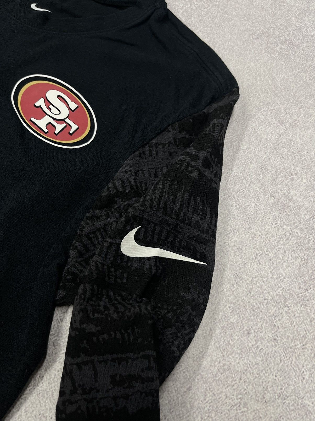 Nike Nike NFL SF San Francisco Black Longsleeve Soccer Jersey Size US S / EU 44-46 / 1 - 6 Thumbnail