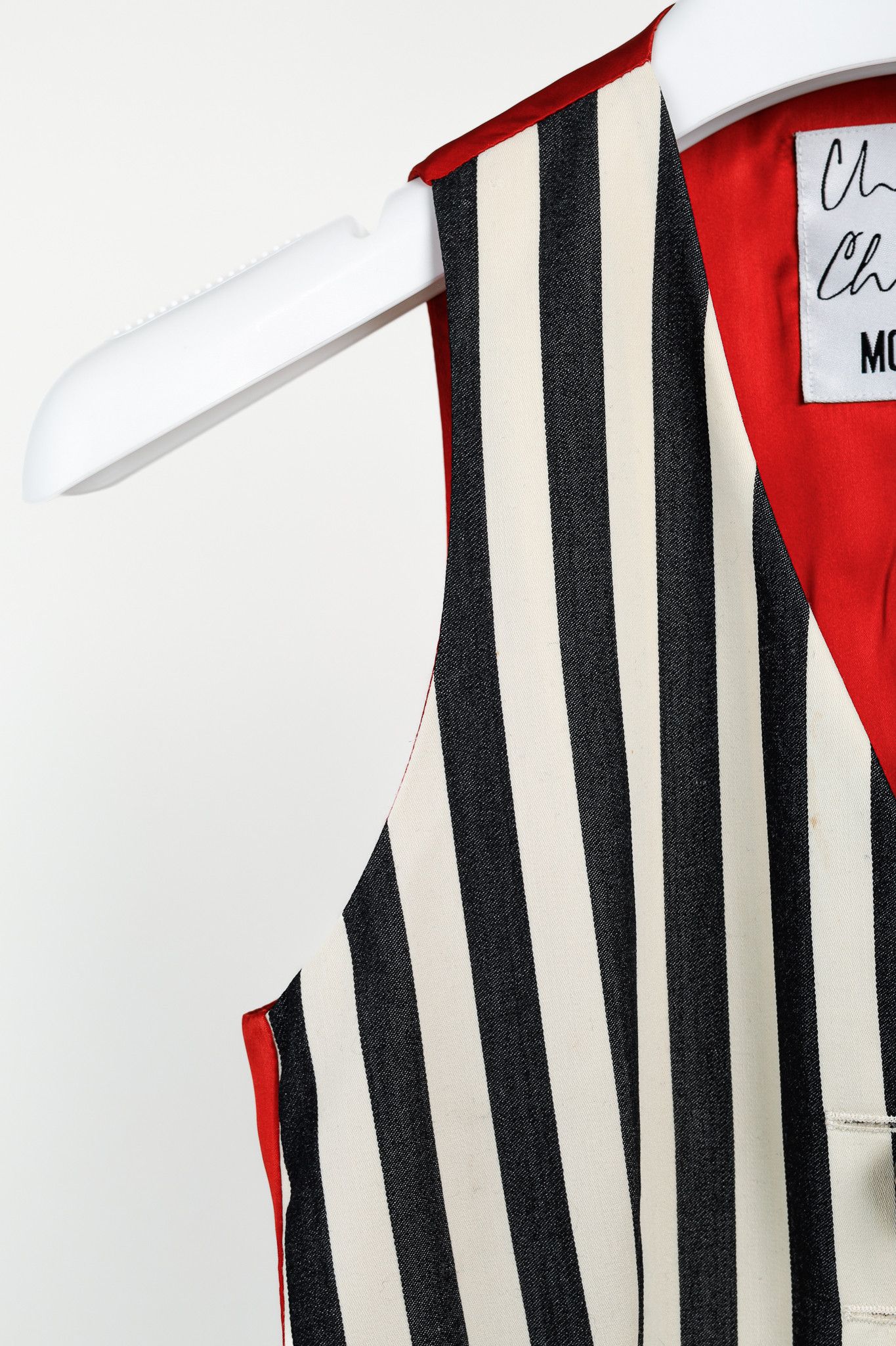 Moschino Moschino Cheap & Chic Striped Toy Button Waistcoat Size S / US 4 / IT 40 - 5 Thumbnail