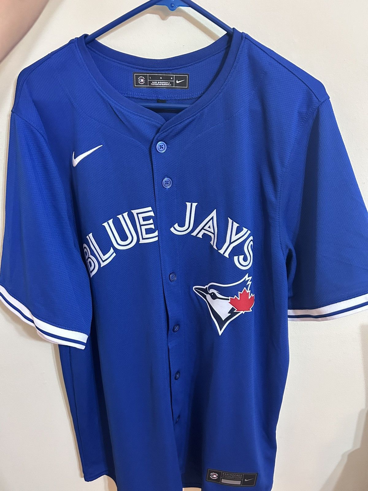 Nike Nike x Toronto Blue Jays Official Jersey LARGE Size US L / EU 52-54 / 3 - 1 Thumbnail