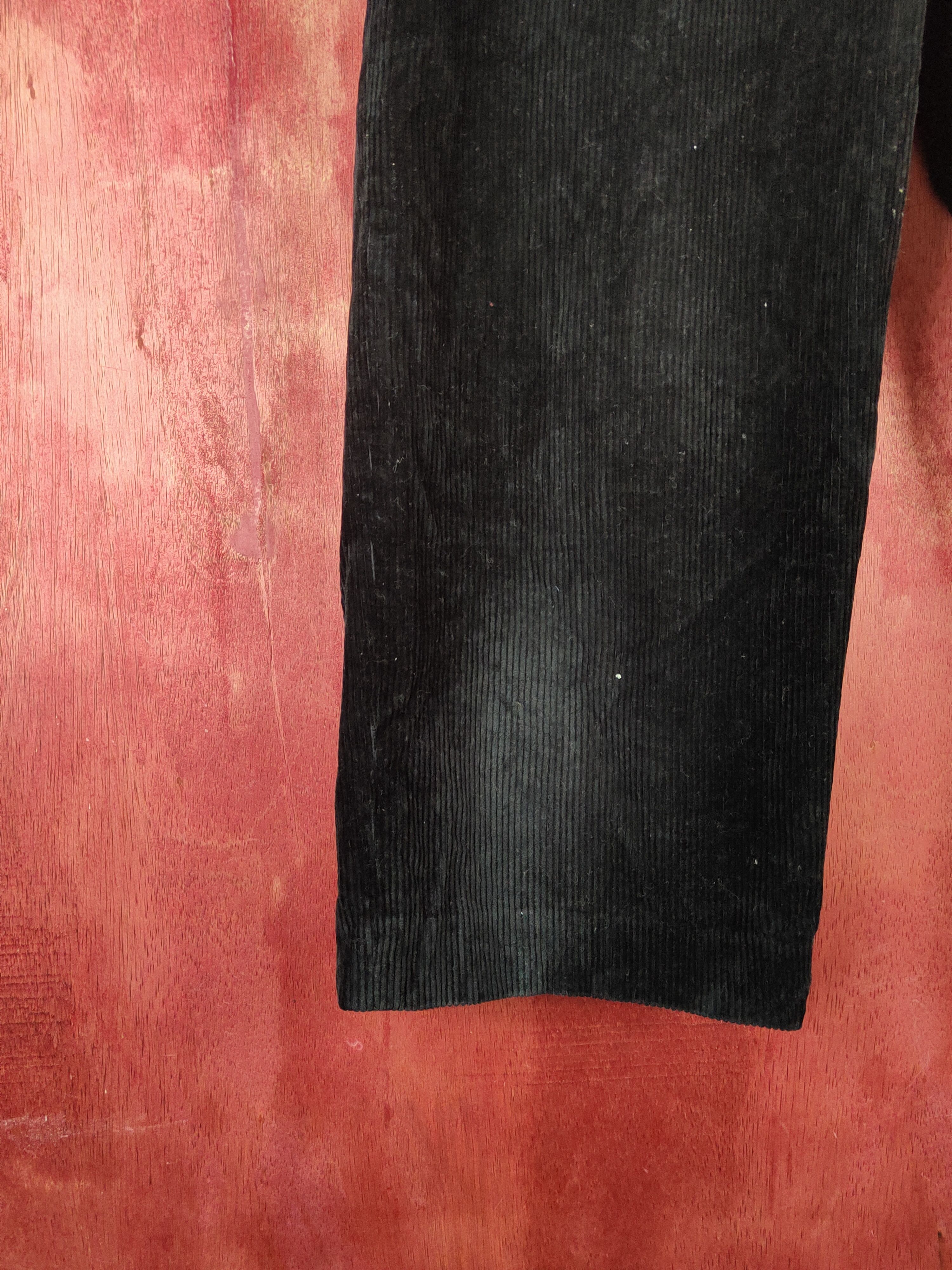 Vintage miss Onward Black vintage Corduroy Pants #S1726 Size 25" / US 0 / IT 36 - 4 Thumbnail