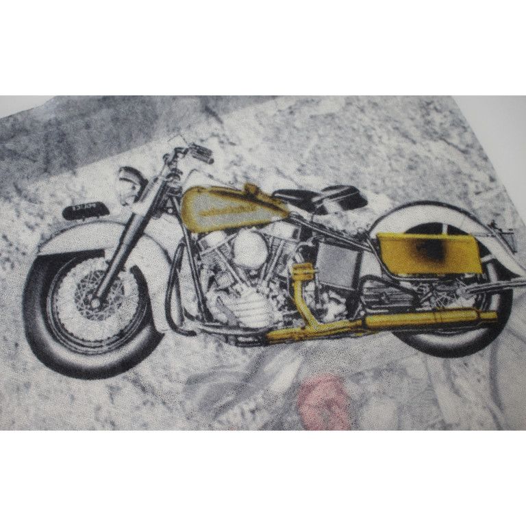 Other 19 Andreas 47 Cashmere Scarf Motorcycle-Print Multi Size ONE SIZE - 7 Thumbnail
