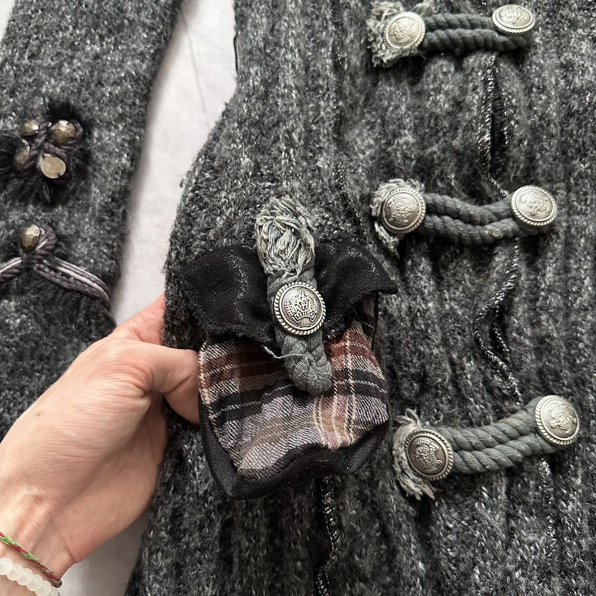 Hysteric Glamour × Undercover Gothic Napoleon Faux Fur Cardigan Sweater Sarah Pacini Vibe Size M / US 6-8 / IT 42-44 - 9 Thumbnail