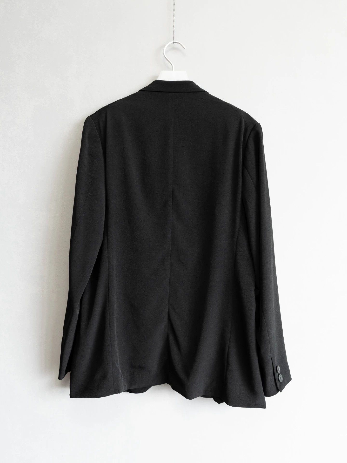 Yohji Yamamoto Yohji Yamamoto 25SS Double-Breasted Triacetate Jacket Size US M / EU 48-50 / 2 - 6 Thumbnail