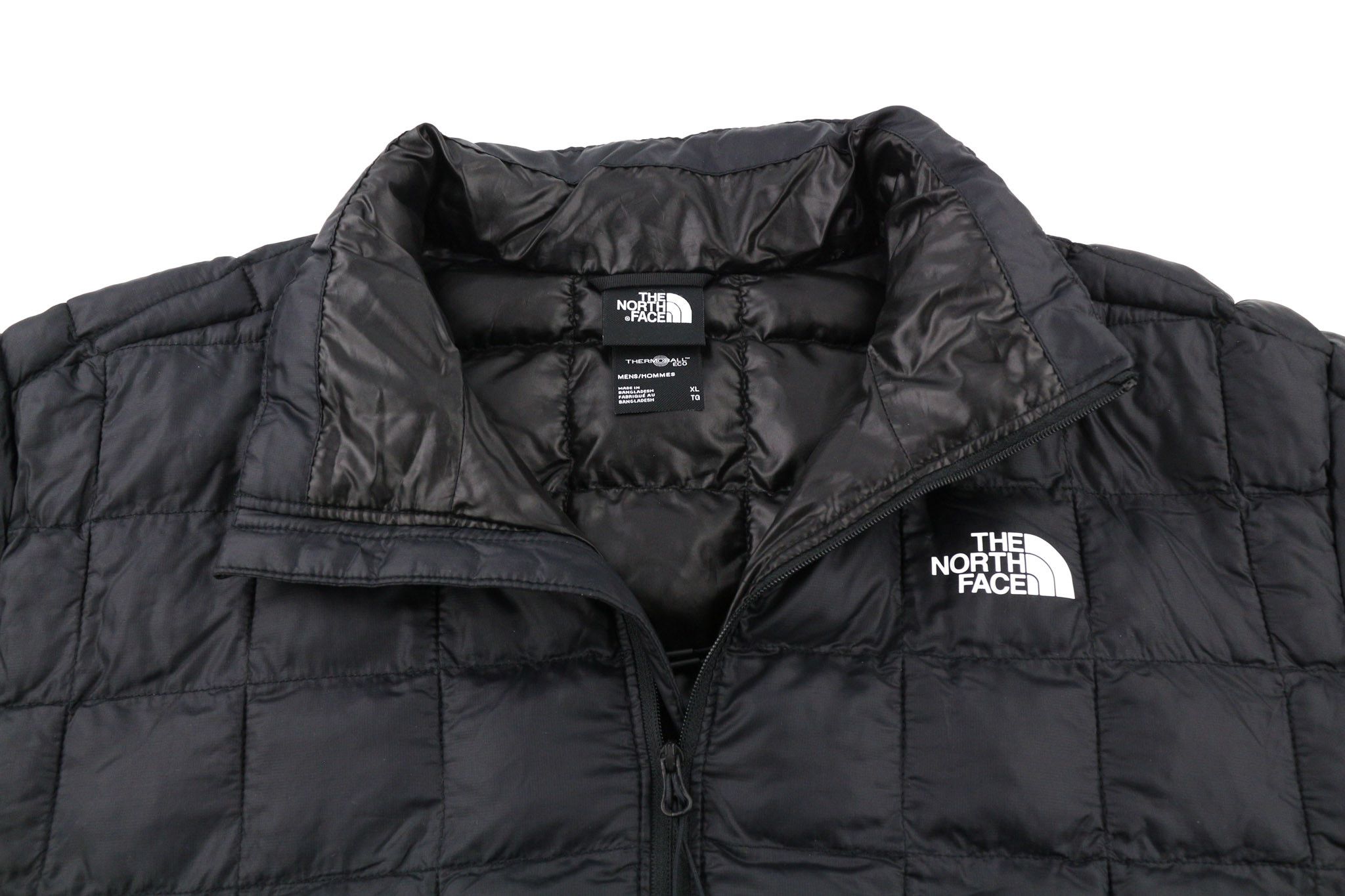 The North Face THERMOBALL ECO XL Black 700 Down Quilted Zip 80946 Size US XL / EU 56 / 4 - 5 Thumbnail