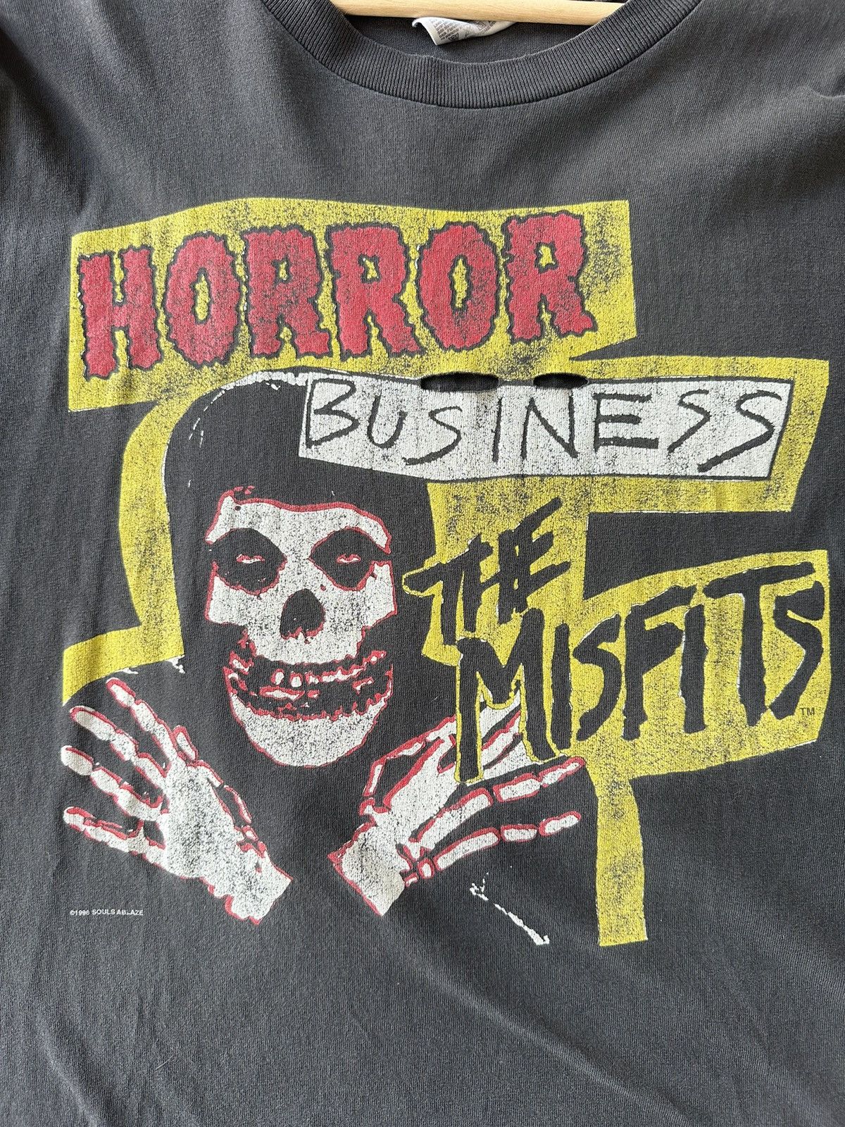 Band Tees × Vintage REAL vintage 90’s Misfits shirt Size US L / EU 52-54 / 3 - 3 Thumbnail