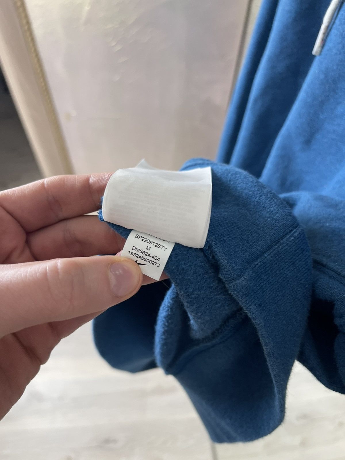 Nike Nike "Move to Zero" Sustainable Speckled Logo Hoodie Blue Size US M / EU 48-50 / 2 - 9 Thumbnail
