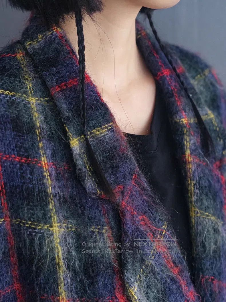 Kenzo Kenzo Red and green tartan wool jacket Size M / US 6-8 / IT 42-44 - 3 Thumbnail