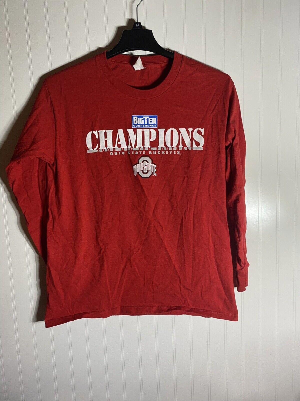 Designer OSU Buckeyes T Shirt Large Champions Vintage 2006 Size ONE SIZE - 1 Thumbnail