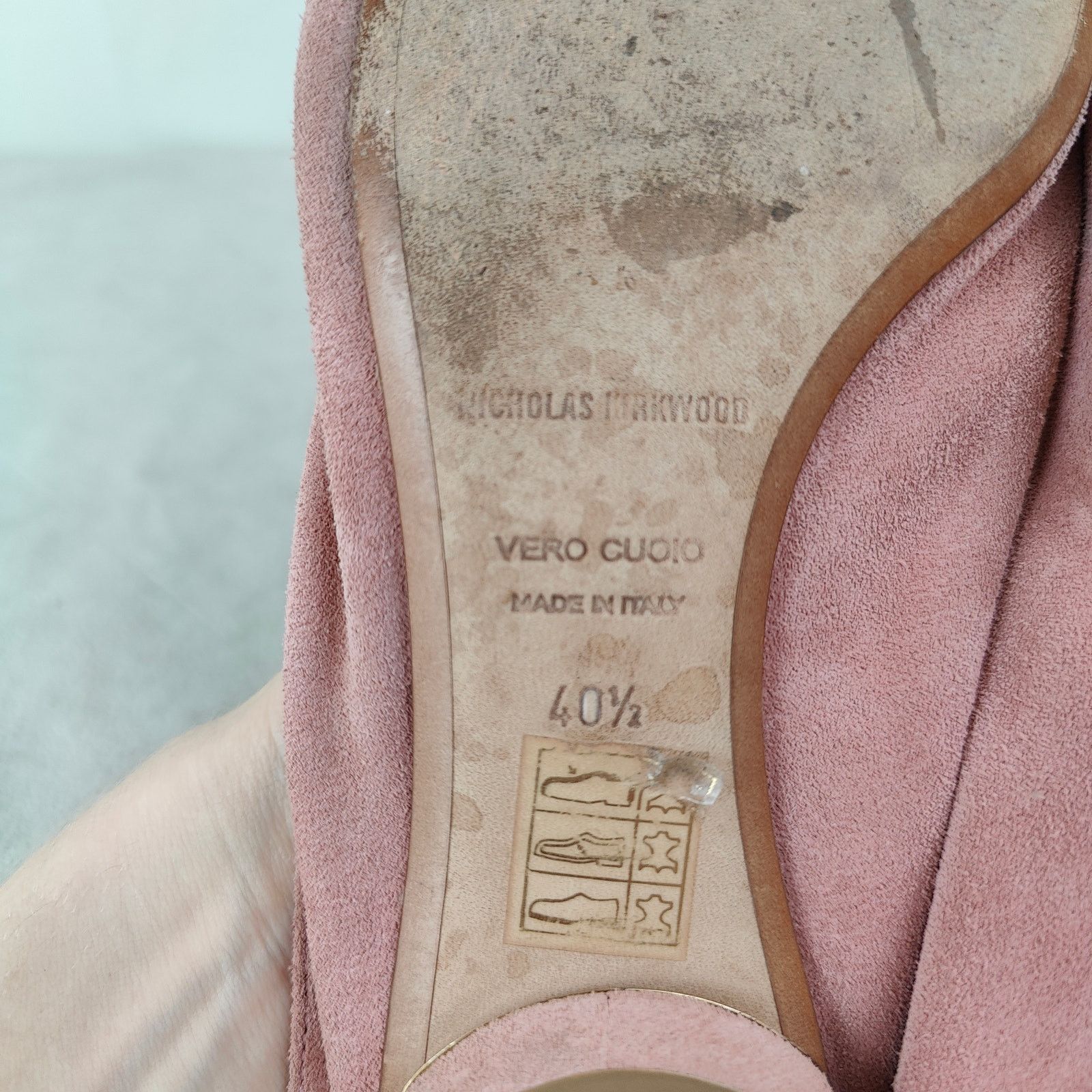 Other Nicholas Kirkwood Pink Suede Flats 40.5 10.5 Pointed Toe Size US 10.5 / IT 40.5 - 9 Thumbnail