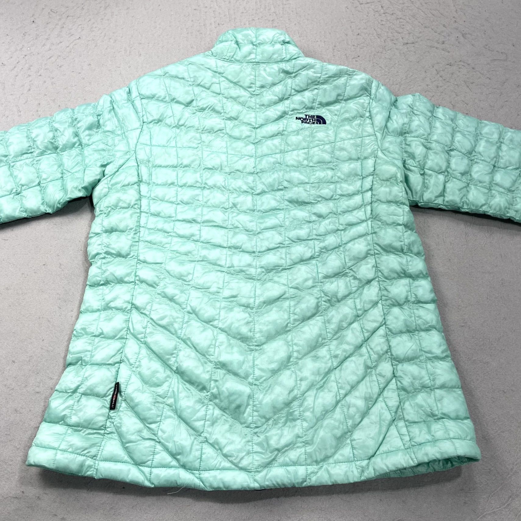 The North Face The North Face Jacket Womens M Green Thermoball Puffer Lightweight Outdoor Urban Casual Zip Long Sleeve Logo Quilted Nylon Orange? Size M / US 6-8 / IT 42-44 - 6 Thumbnail