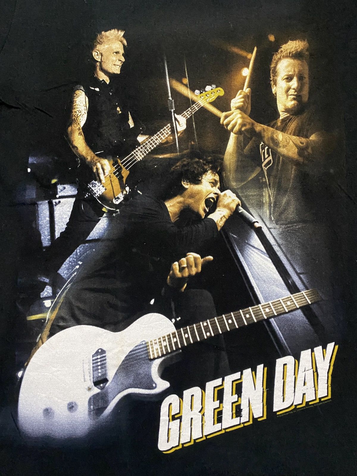Band Tees × Vintage Vintage Green Day American Rock Band Tees Size US L / EU 52-54 / 3 - 2 Thumbnail