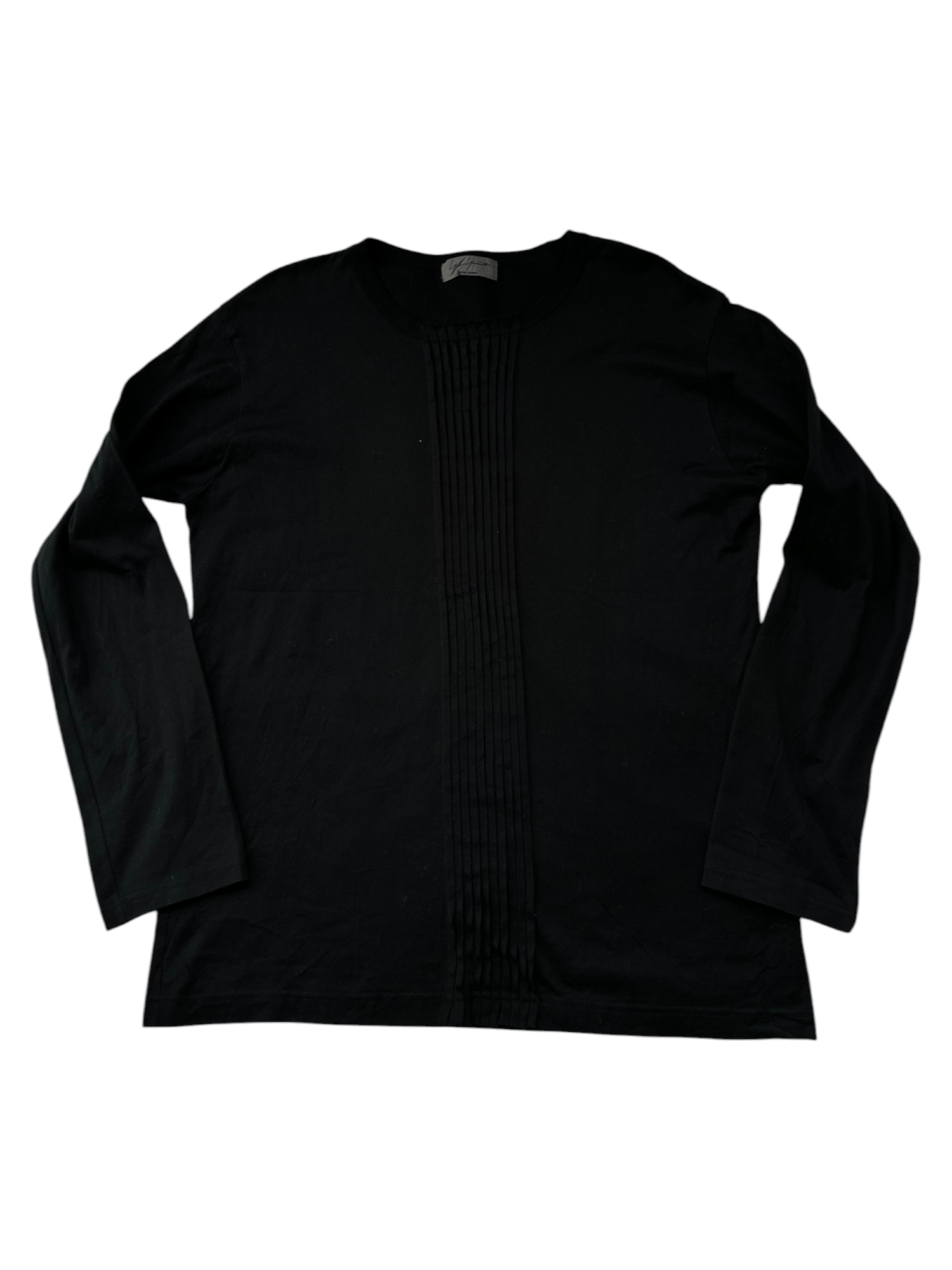 Yohji Yamamoto Yohji Yamamoto Pour Homme Cut and Sewn Long Sleeve T-Shirt Size US M / EU 48-50 / 2 - 4 Thumbnail