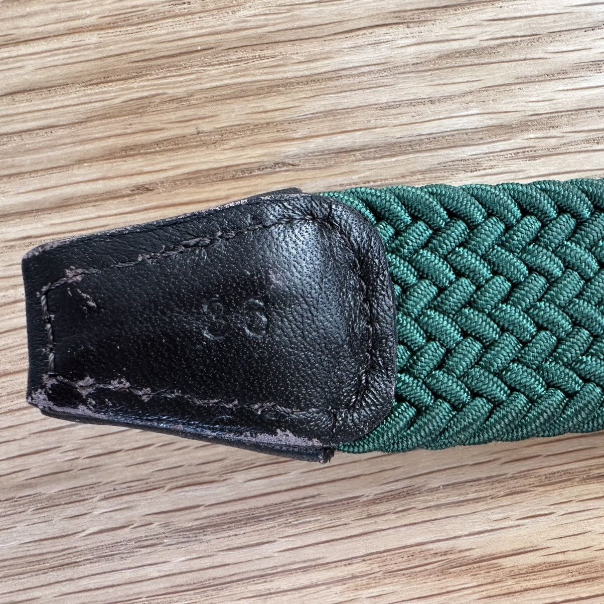 Andersons Anderson‘s Woven Belt Green Size 36 - 5 Thumbnail