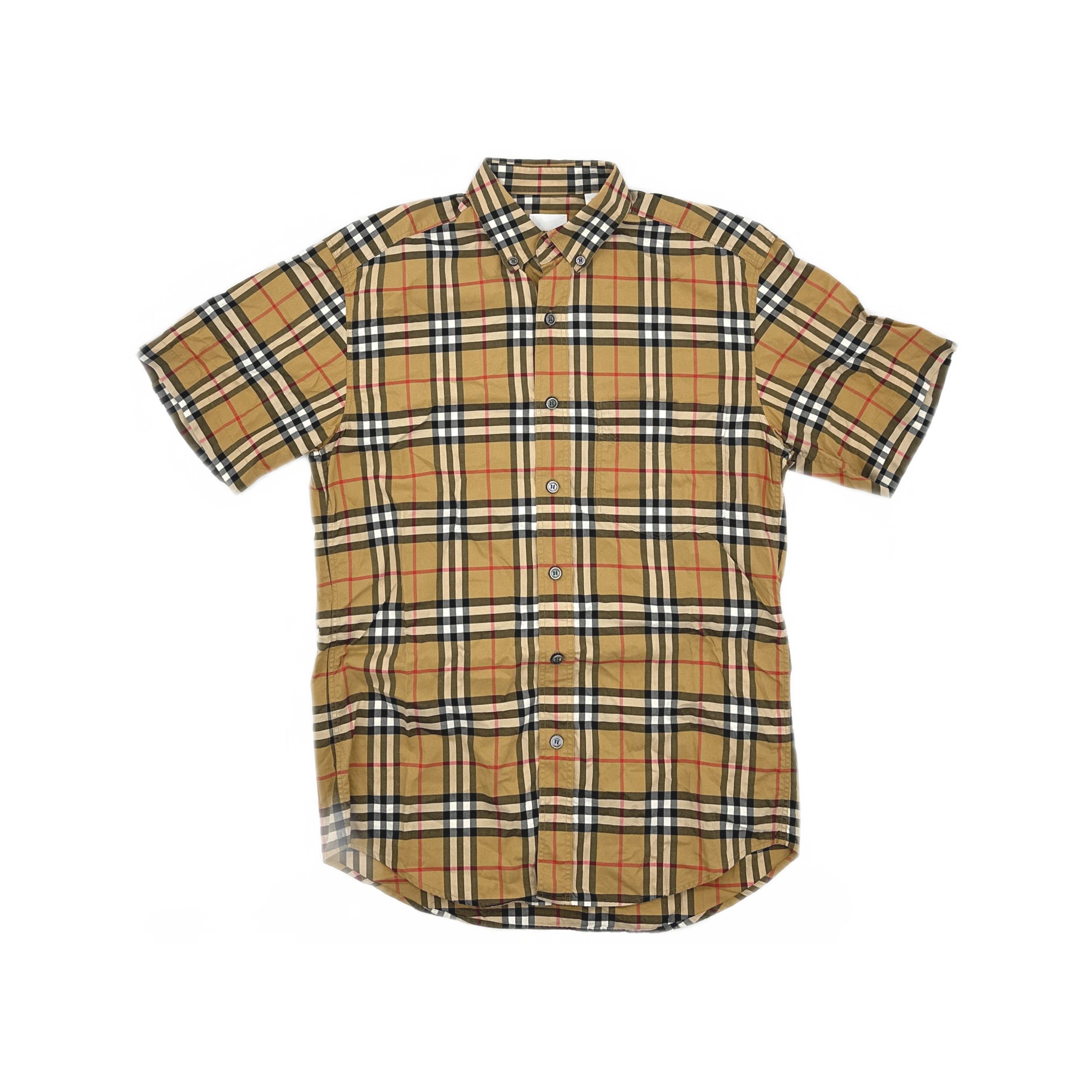 Burberry Burberry Classic Check Short Sleeve Shirt Size S Size US S / EU 44-46 / 1 - 1 Thumbnail