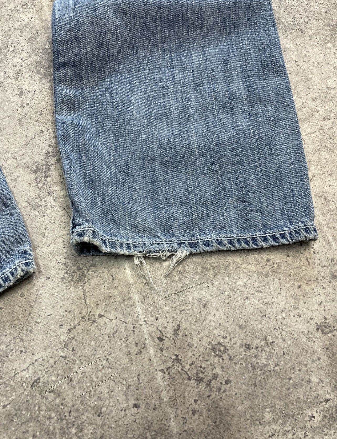 True Religion Vintage Y2K Big Star Like True Religion Y2K Distressed Jeans Size US 36 / EU 52 - 12 Thumbnail