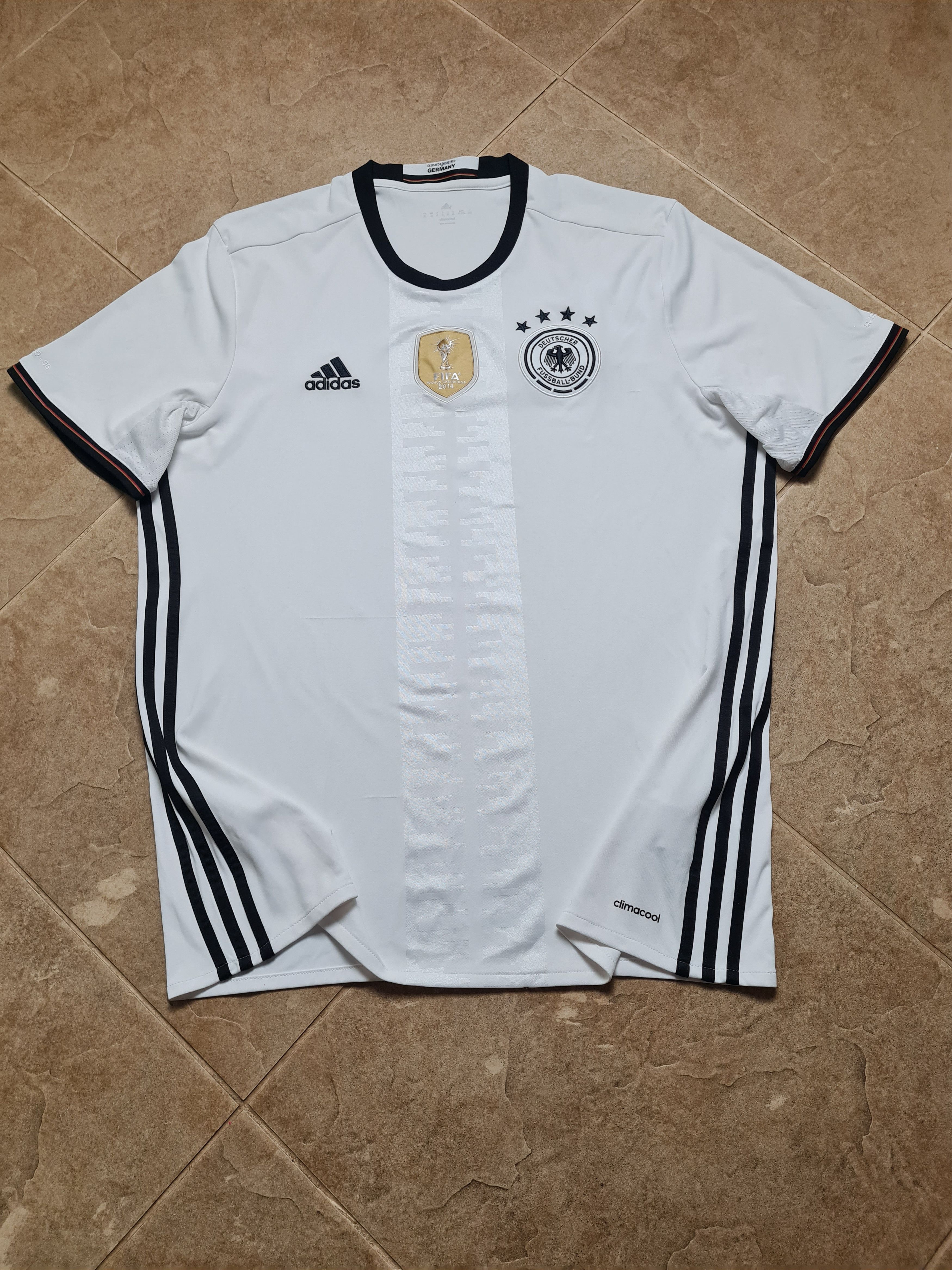 Adidas Germany Soccer Shirt 2016 Home Third AI5014 Adidas Size US XL / EU 56 / 4 - 1 Thumbnail