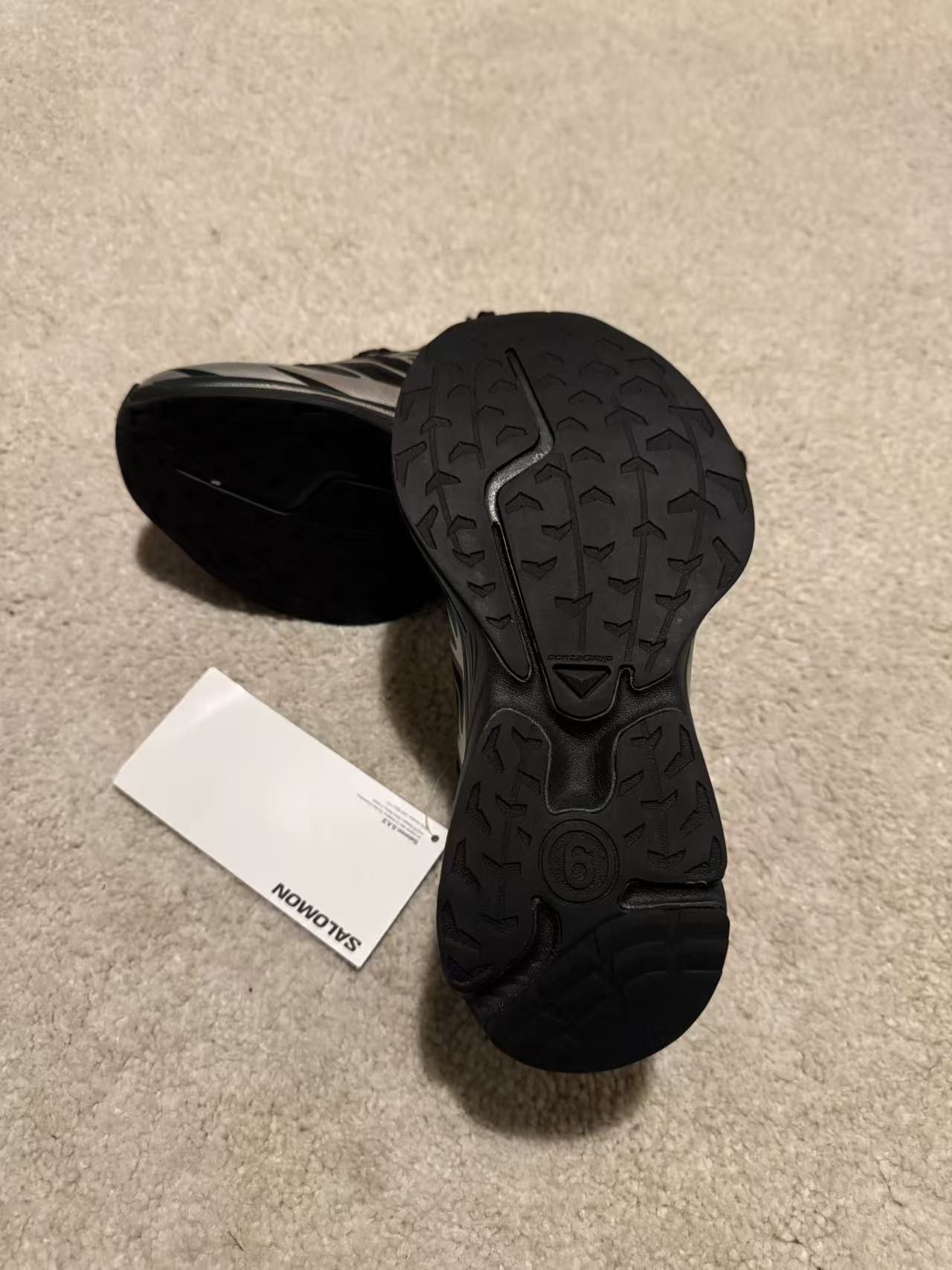 Maison Margiela × Salomon Salomon XT-MM-6 x MM6 Maison Margiela Sneakers Black Silver Size US 6 / IT 36 - 12 Thumbnail