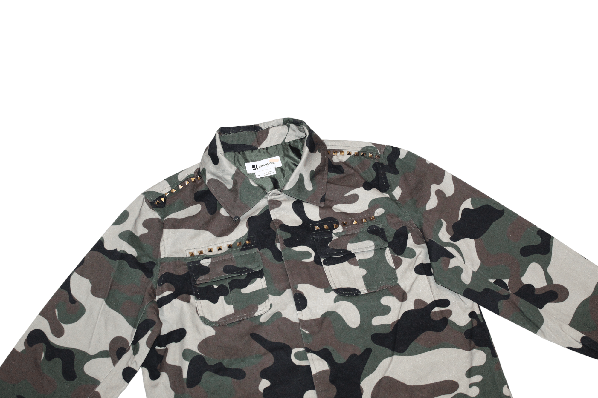 Standard Issue Y2K 🔥 Standard Issue Nyc M65 Camo Studded Coach Jacket Size US S / EU 44-46 / 1 - 3 Thumbnail